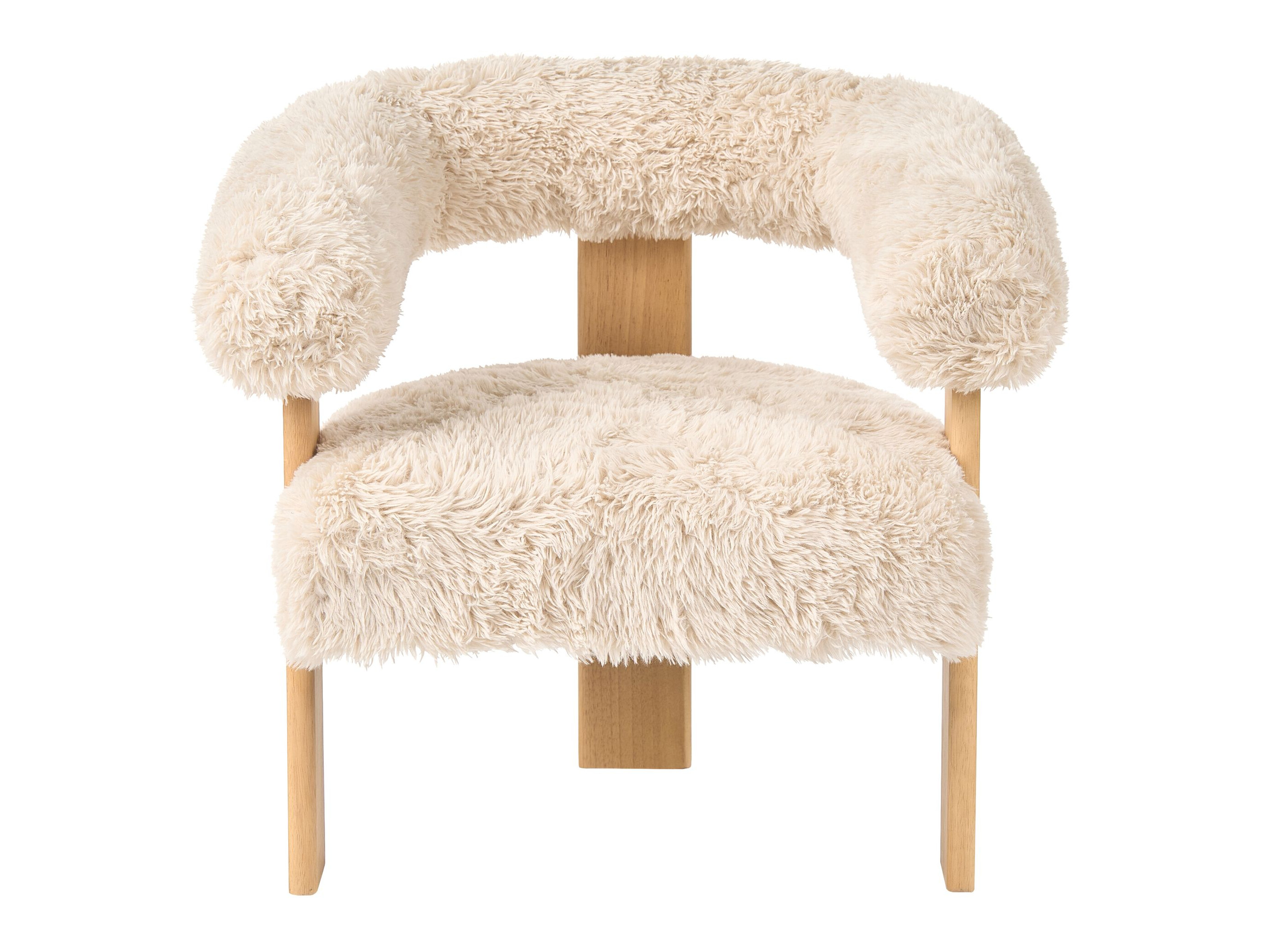 Комплект мека мебел Berwyn 3269 (Бял + Светлокафяво)