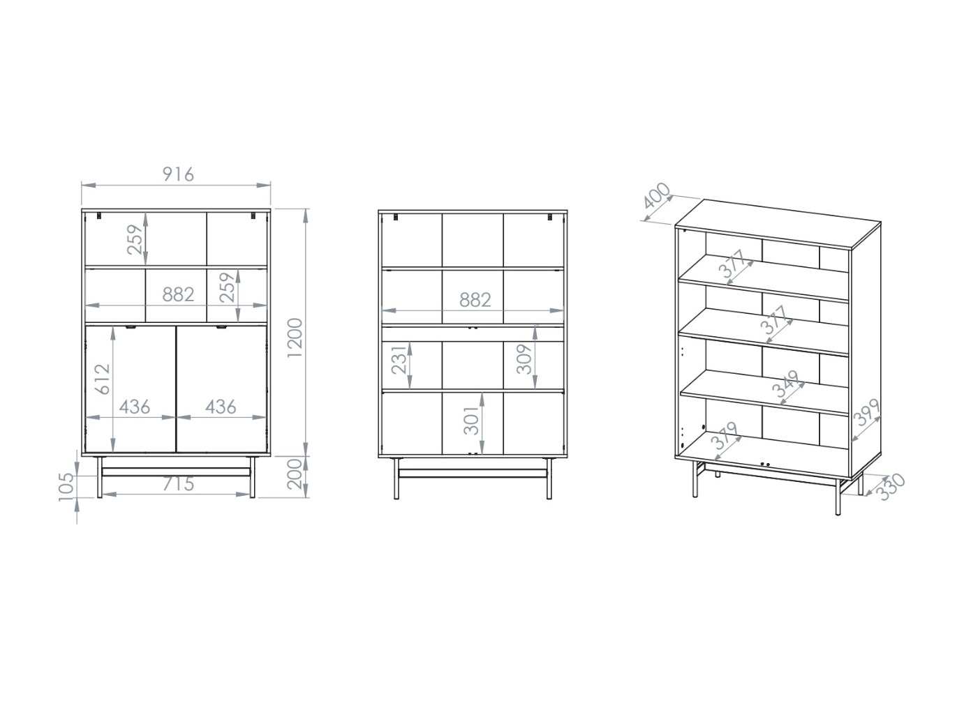 Етажерка Morsero 101