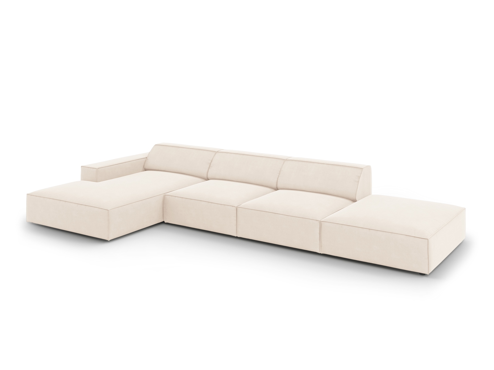 Ъглов диван Lomcalu 118 (PLUSH CREAM)