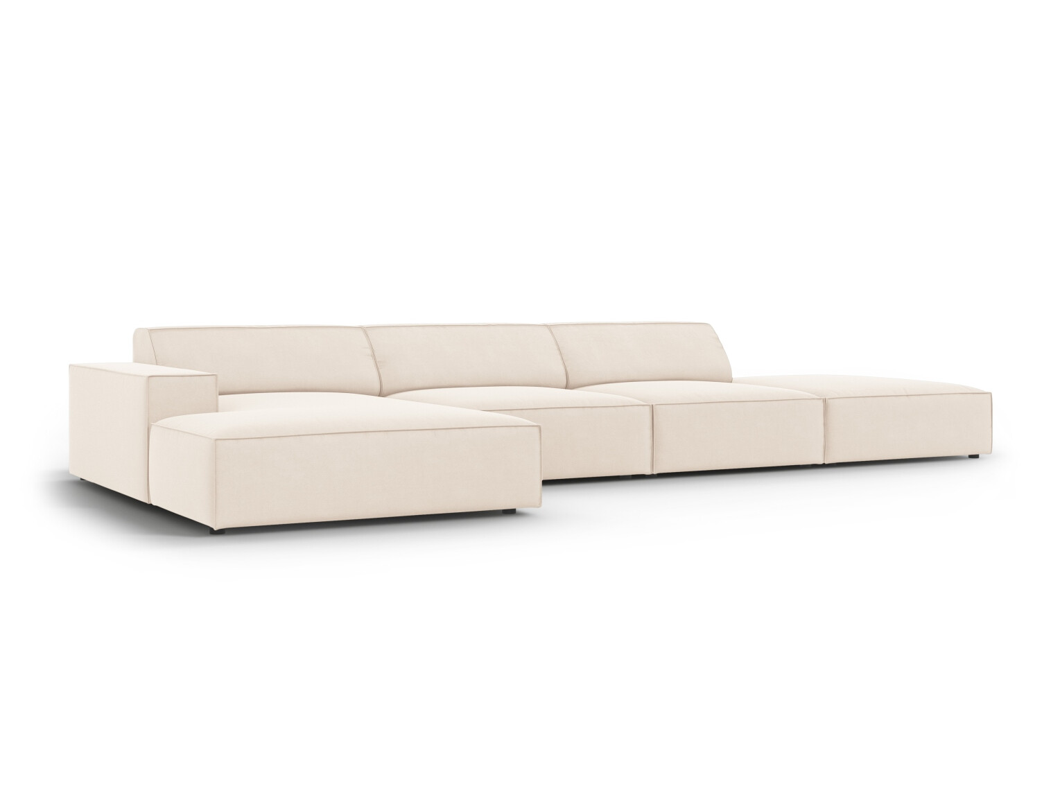 Ъглов диван Lomcalu 118 (PLUSH CREAM)