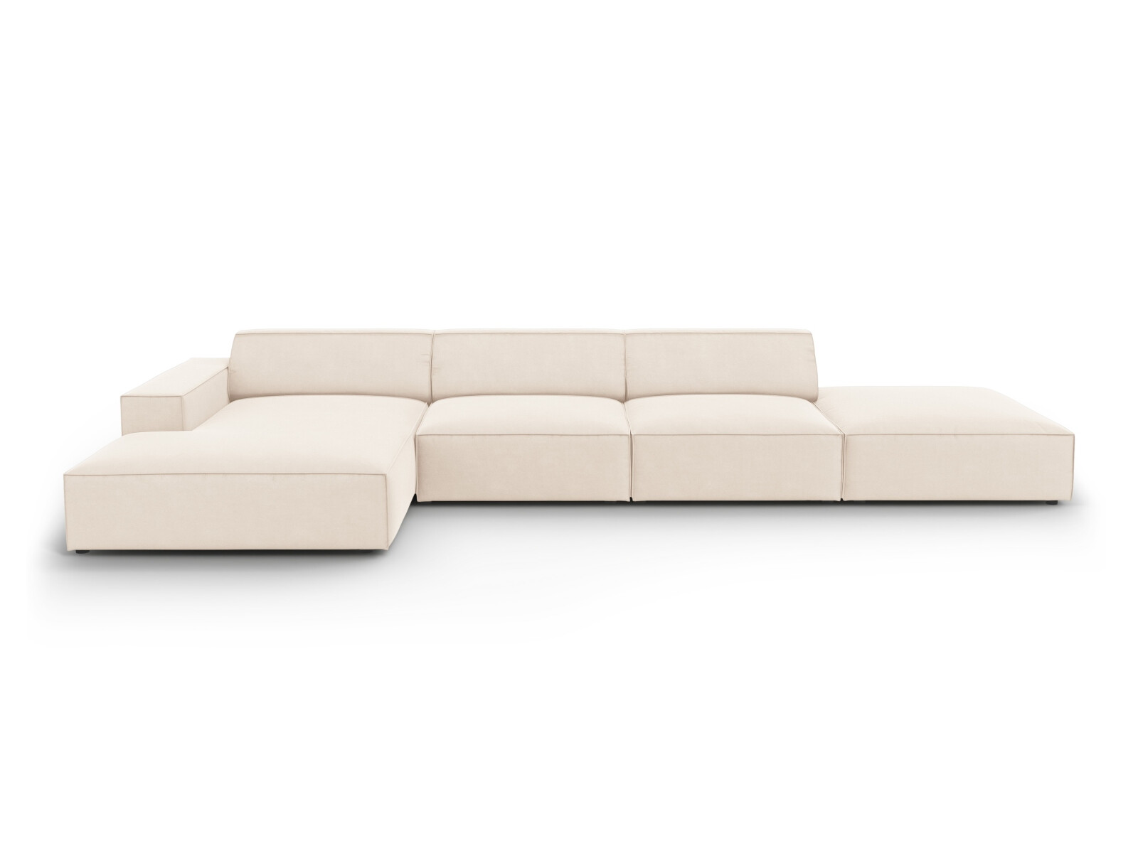 Ъглов диван Lomcalu 118 (PLUSH CREAM)