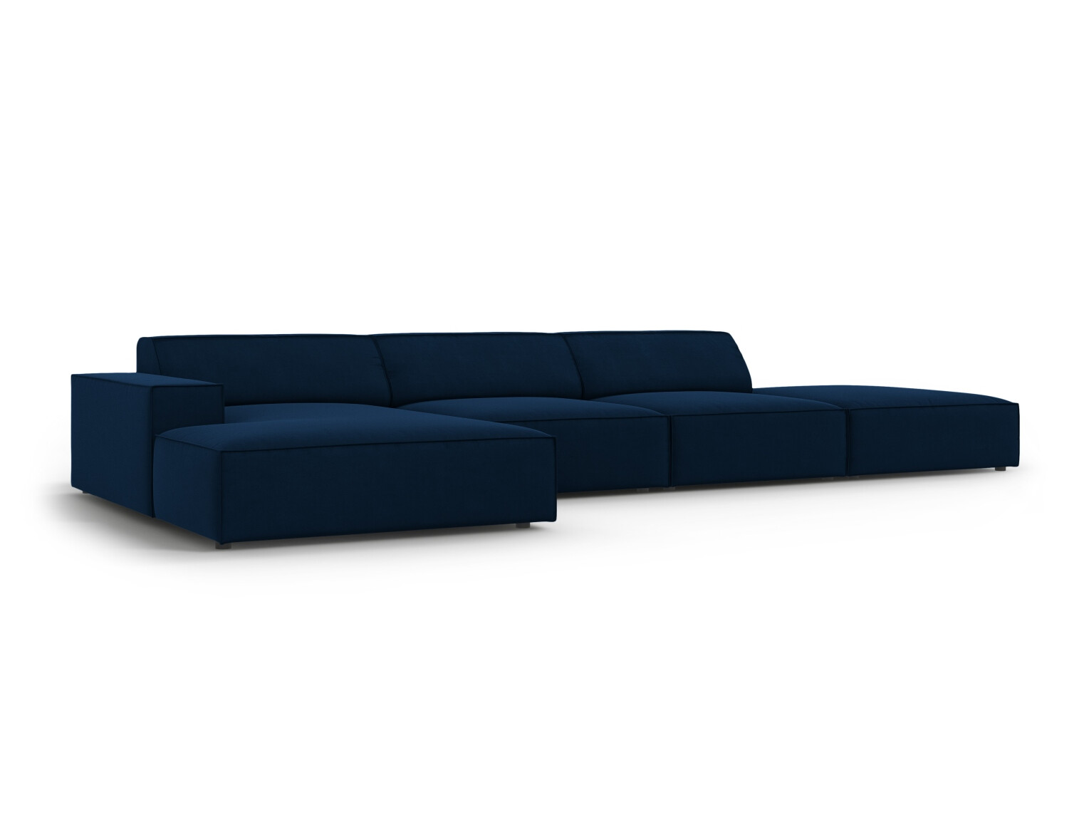 Ъглов диван Lomcalu 118 (PLUSH NAVY)