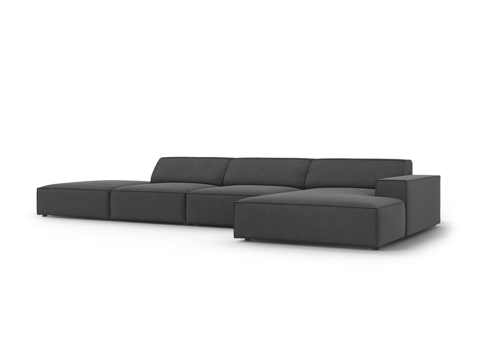 Ъглов диван Lomcalu 118 (PLUSH STEEL)