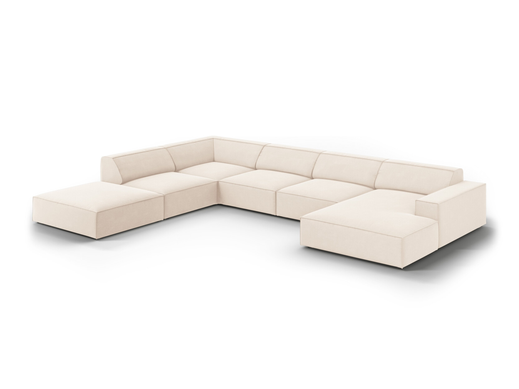Ъглов диван Lomcalu 119 (PLUSH CREAM)