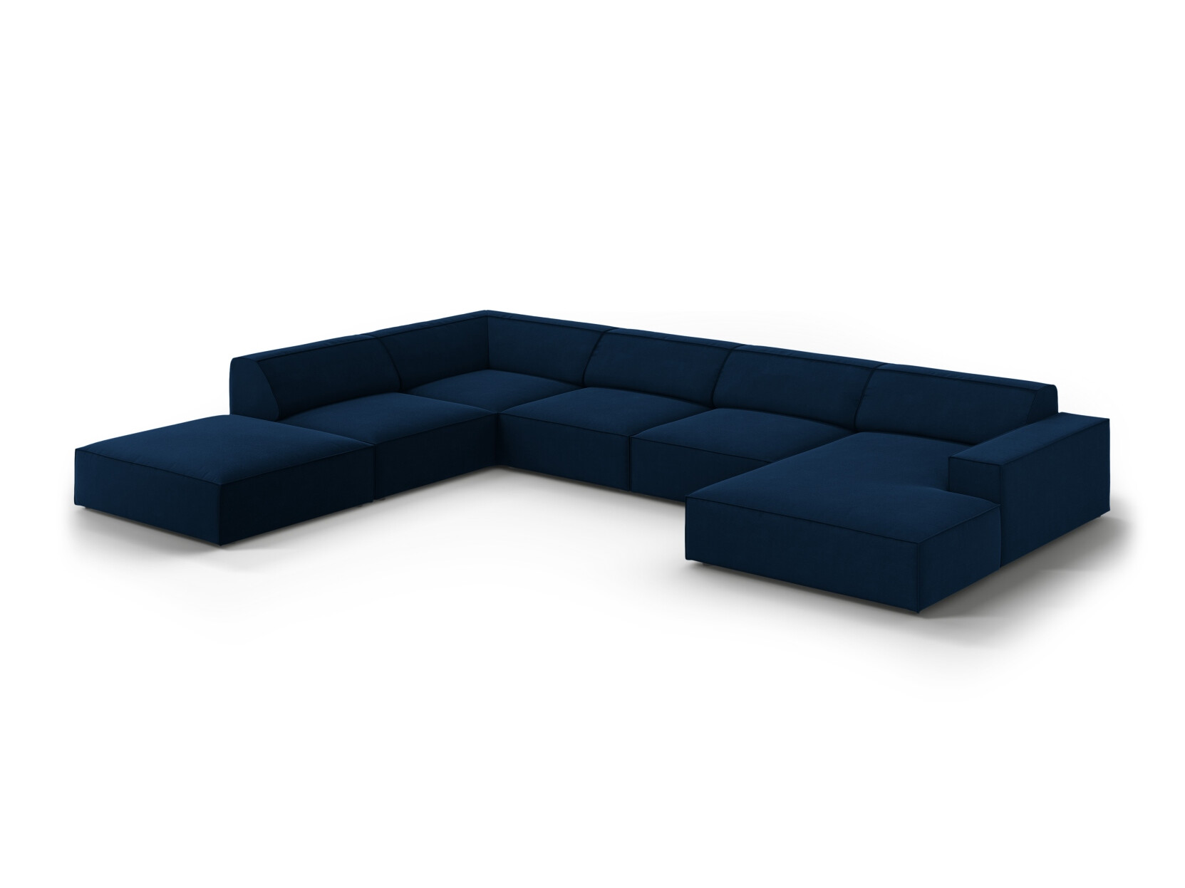 Ъглов диван Lomcalu 119 (PLUSH NAVY)
