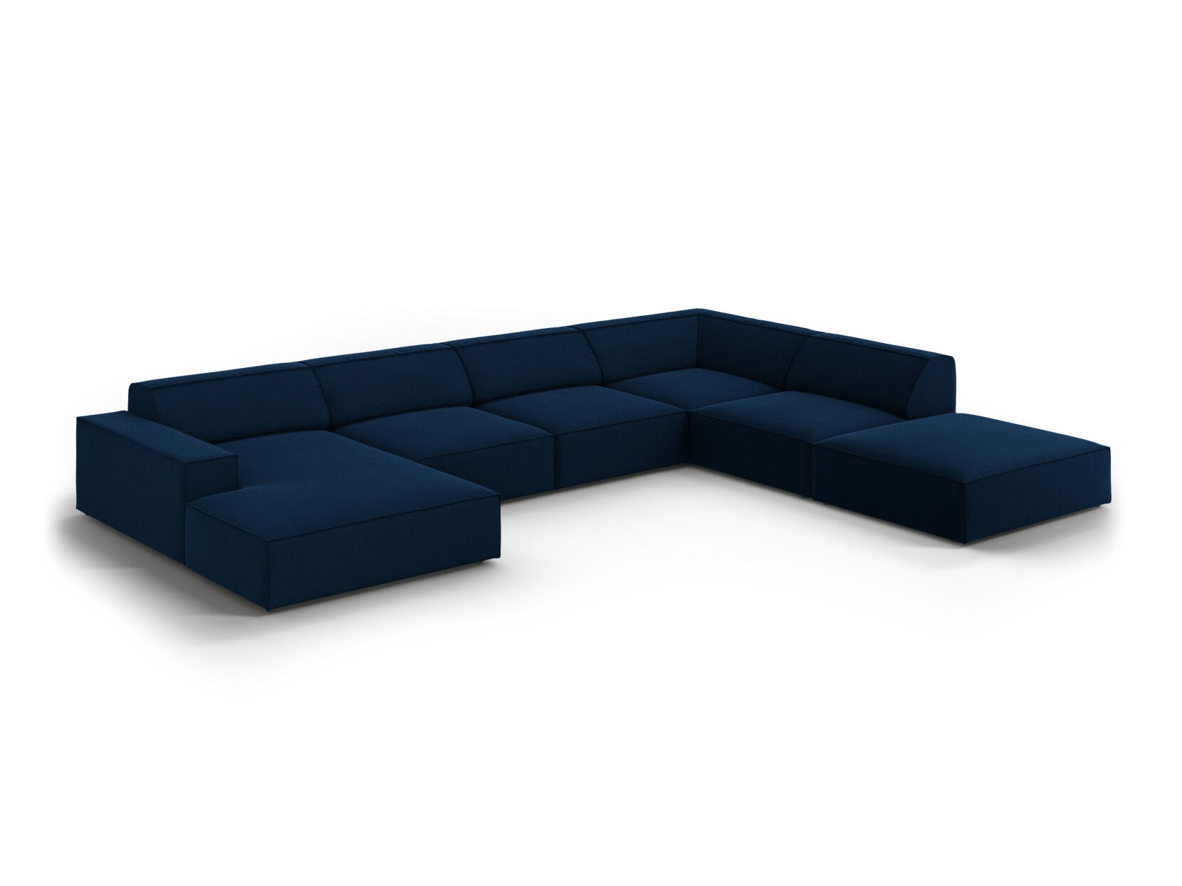 Ъглов диван Lomcalu 119 (PLUSH NAVY)