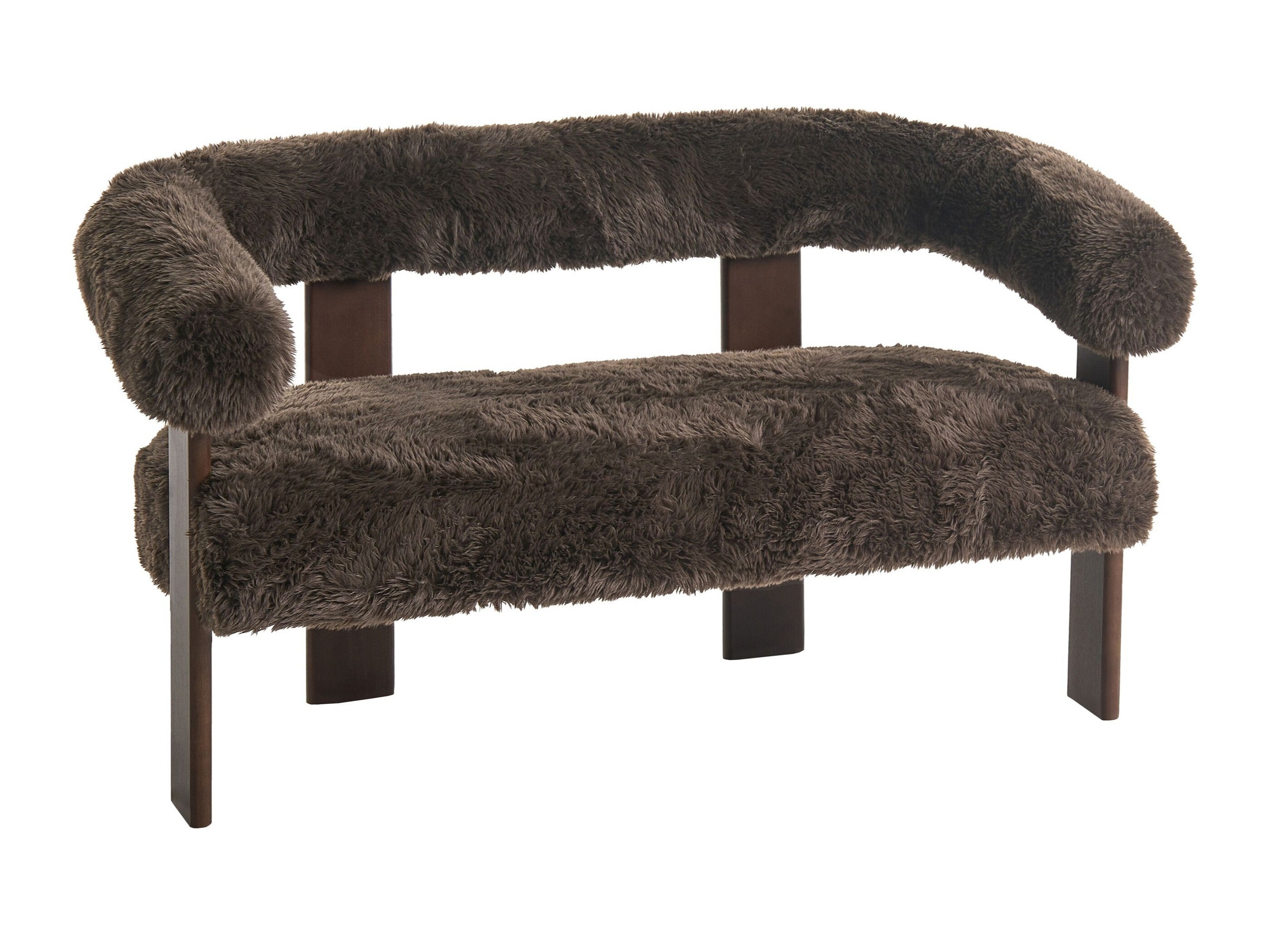 Тапицирана пейка Berwyn 3271 (Тъмнокафяв)