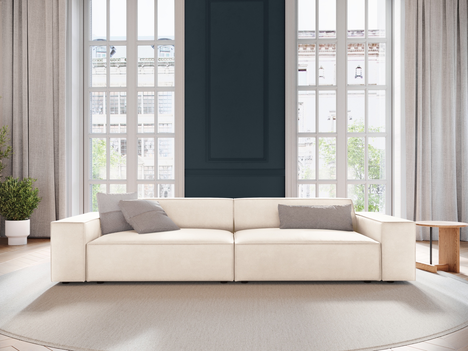 Диван Lomcalu 120 (PLUSH CREAM)