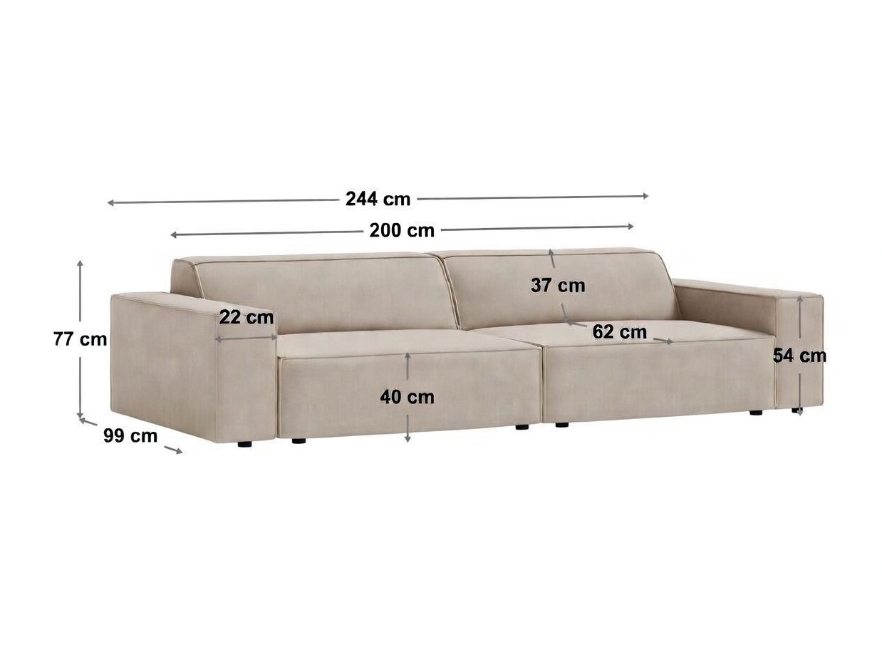 Диван Lomcalu 120 (PLUSH CREAM)