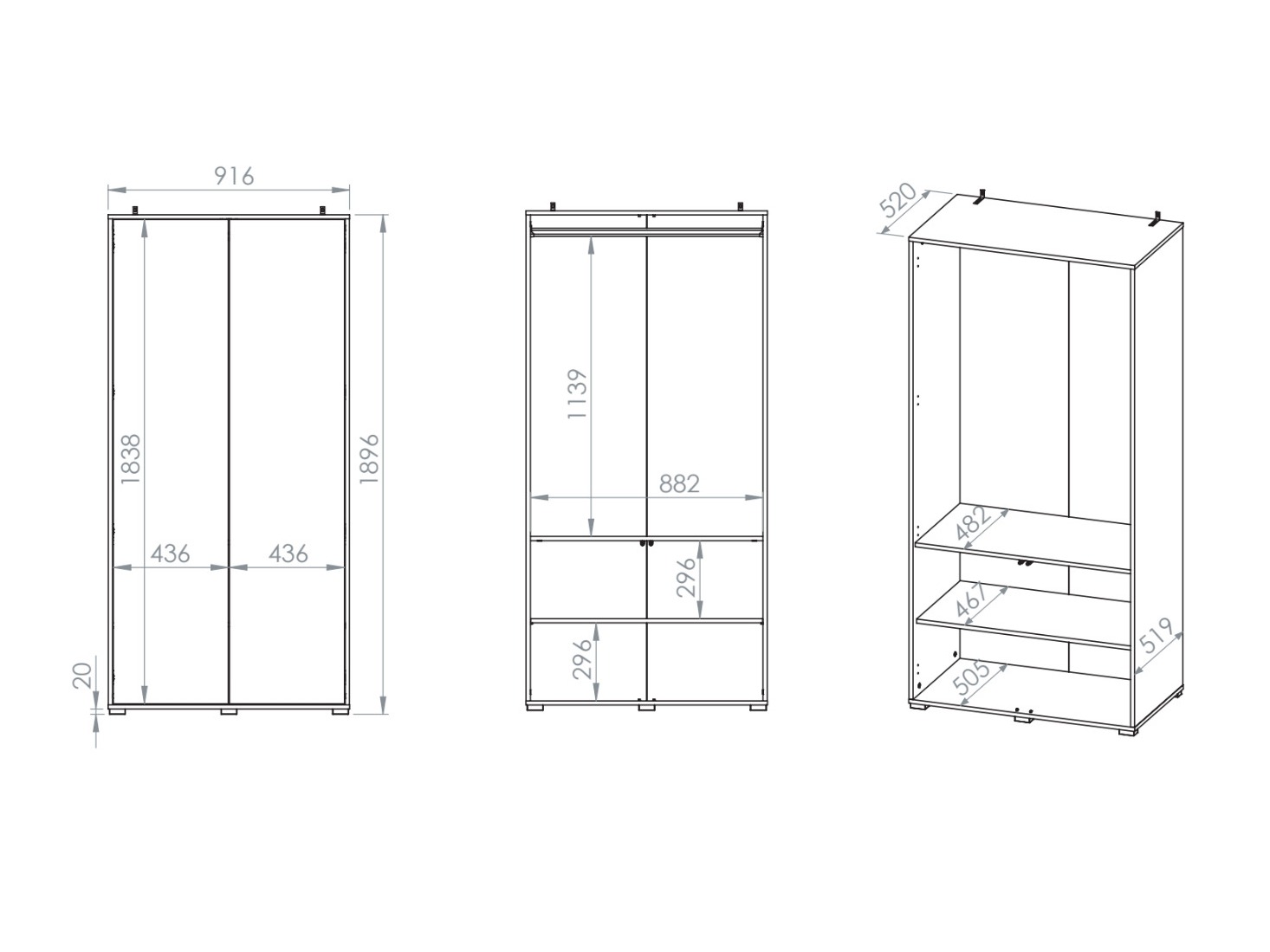 Гардероб Morsero 103
