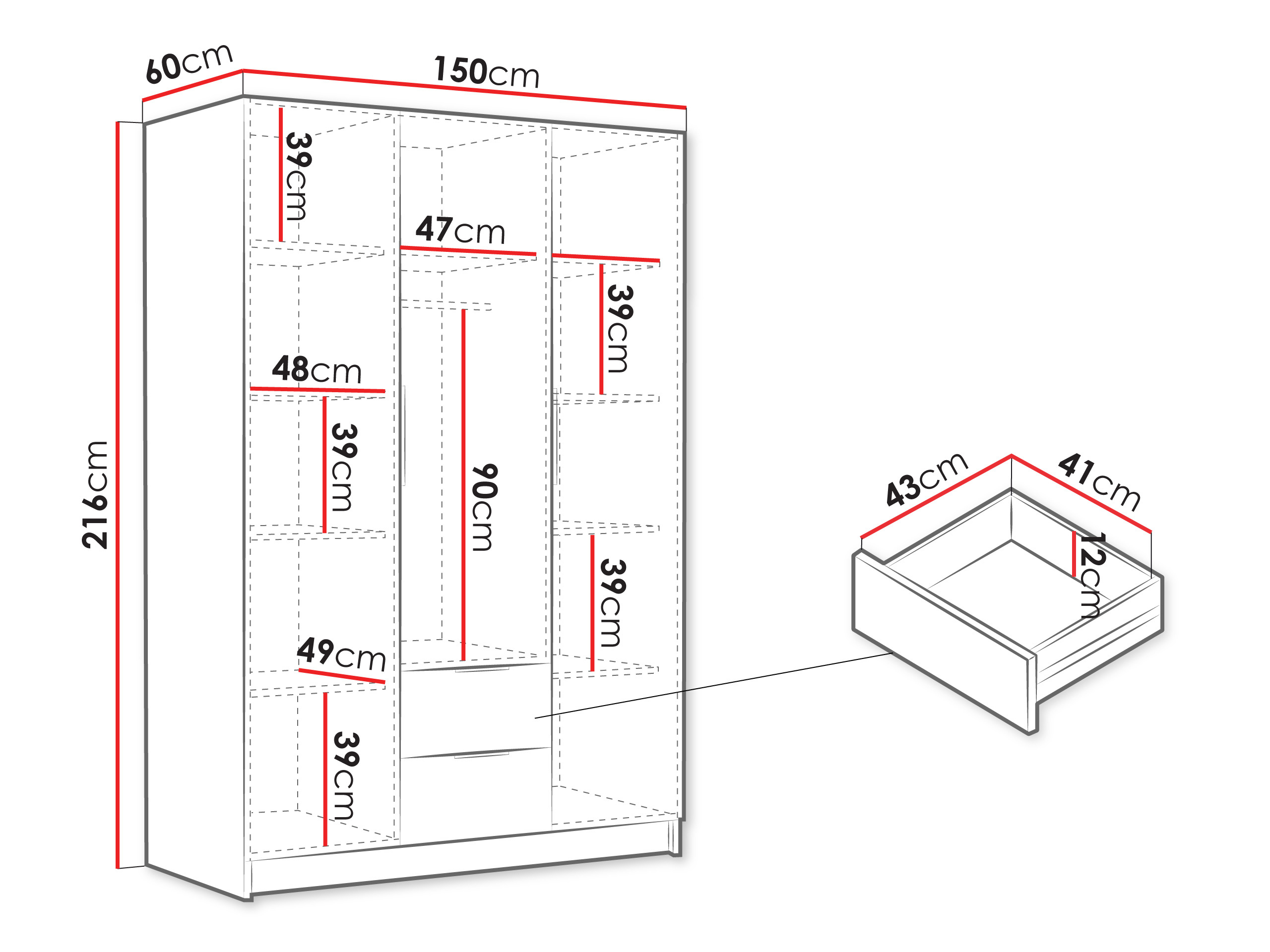 Гардероб SB4913