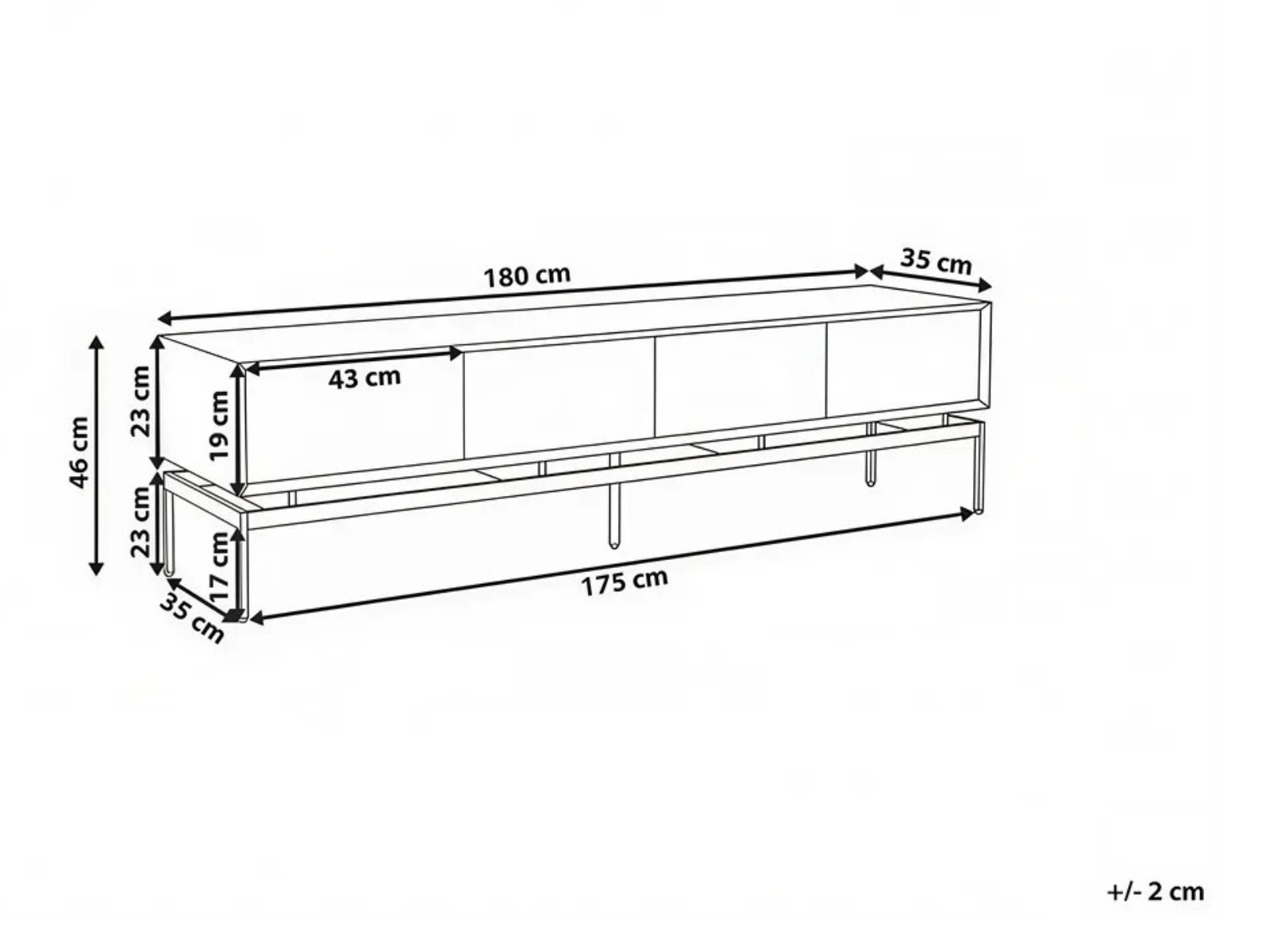 ТВ шкаф Berwyn 3272