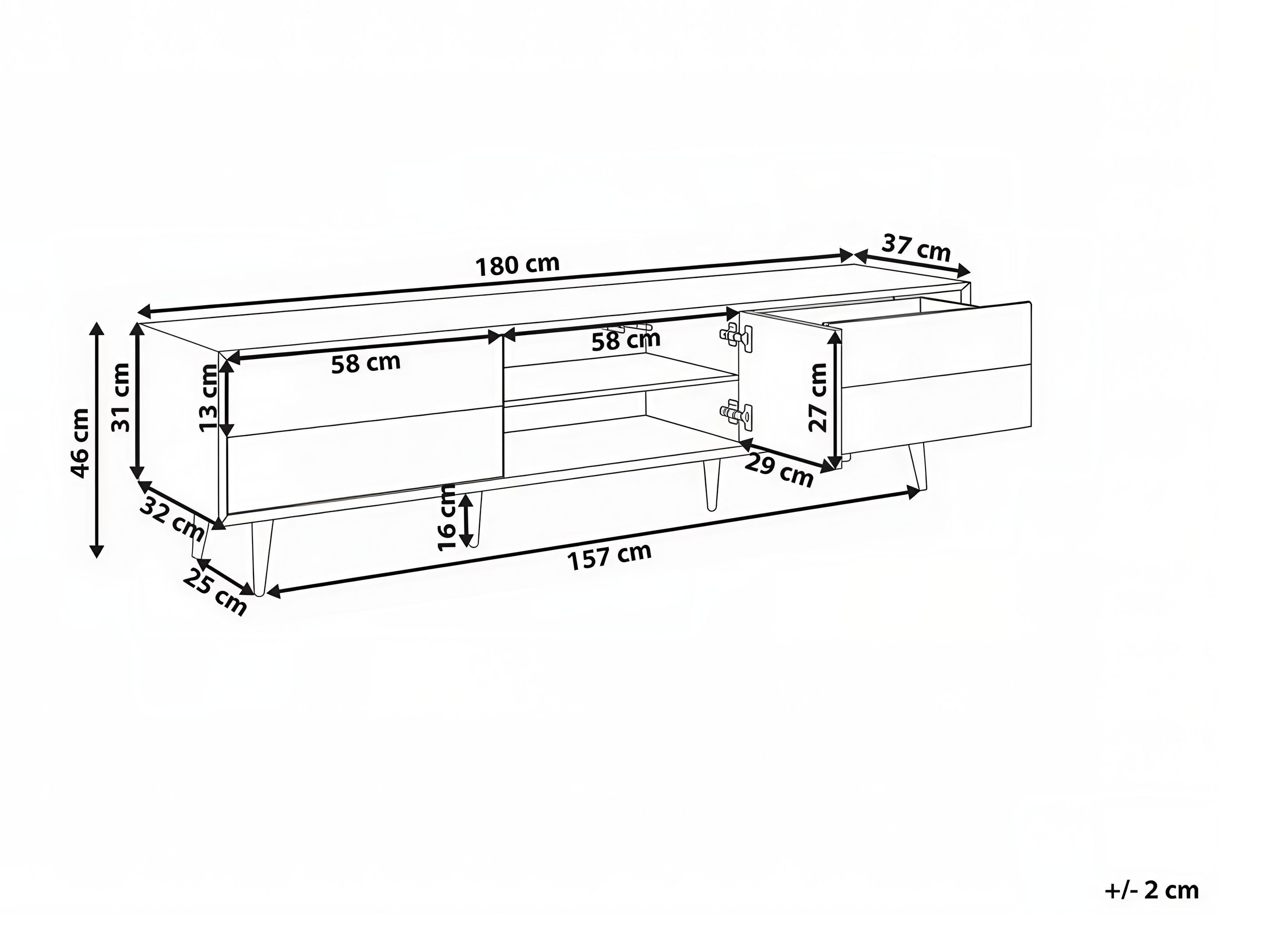 ТВ шкаф Berwyn 3273