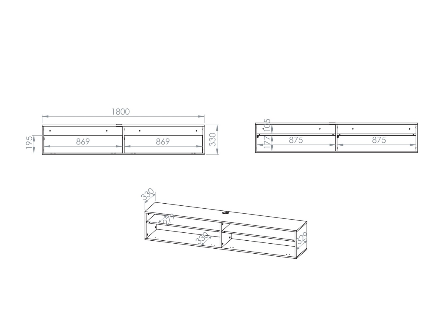ТВ шкаф Morsero 105