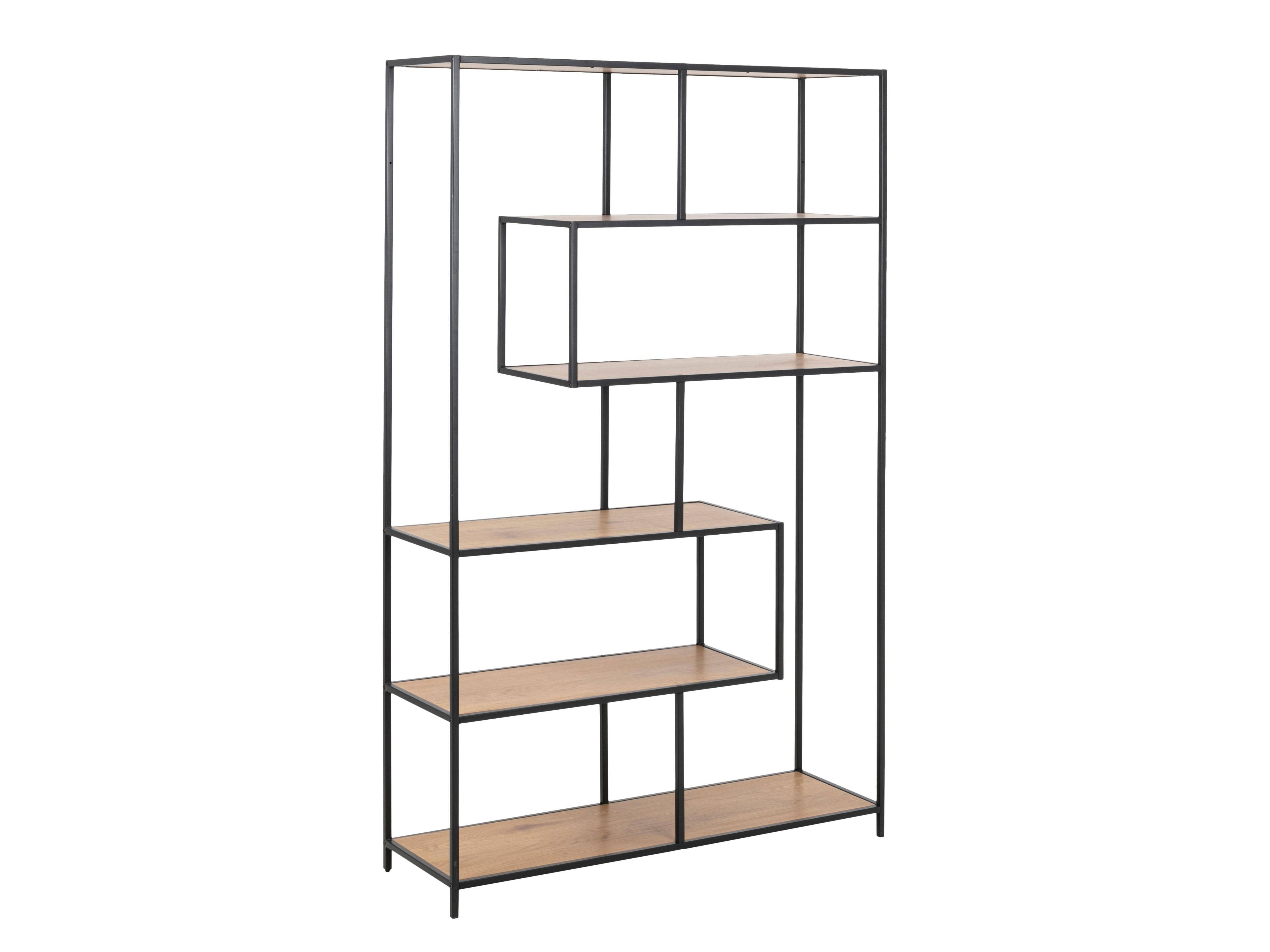 Етажерка Norsica Sevferi 134 (Див дъб + Черен)