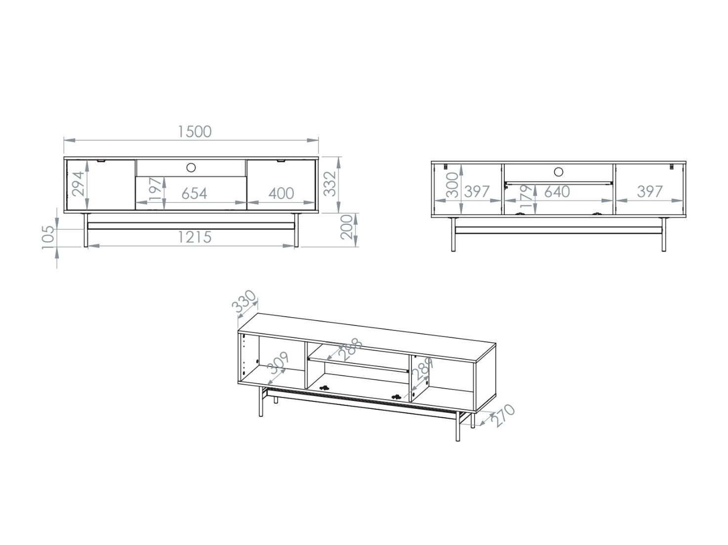 ТВ шкаф Morsero 108