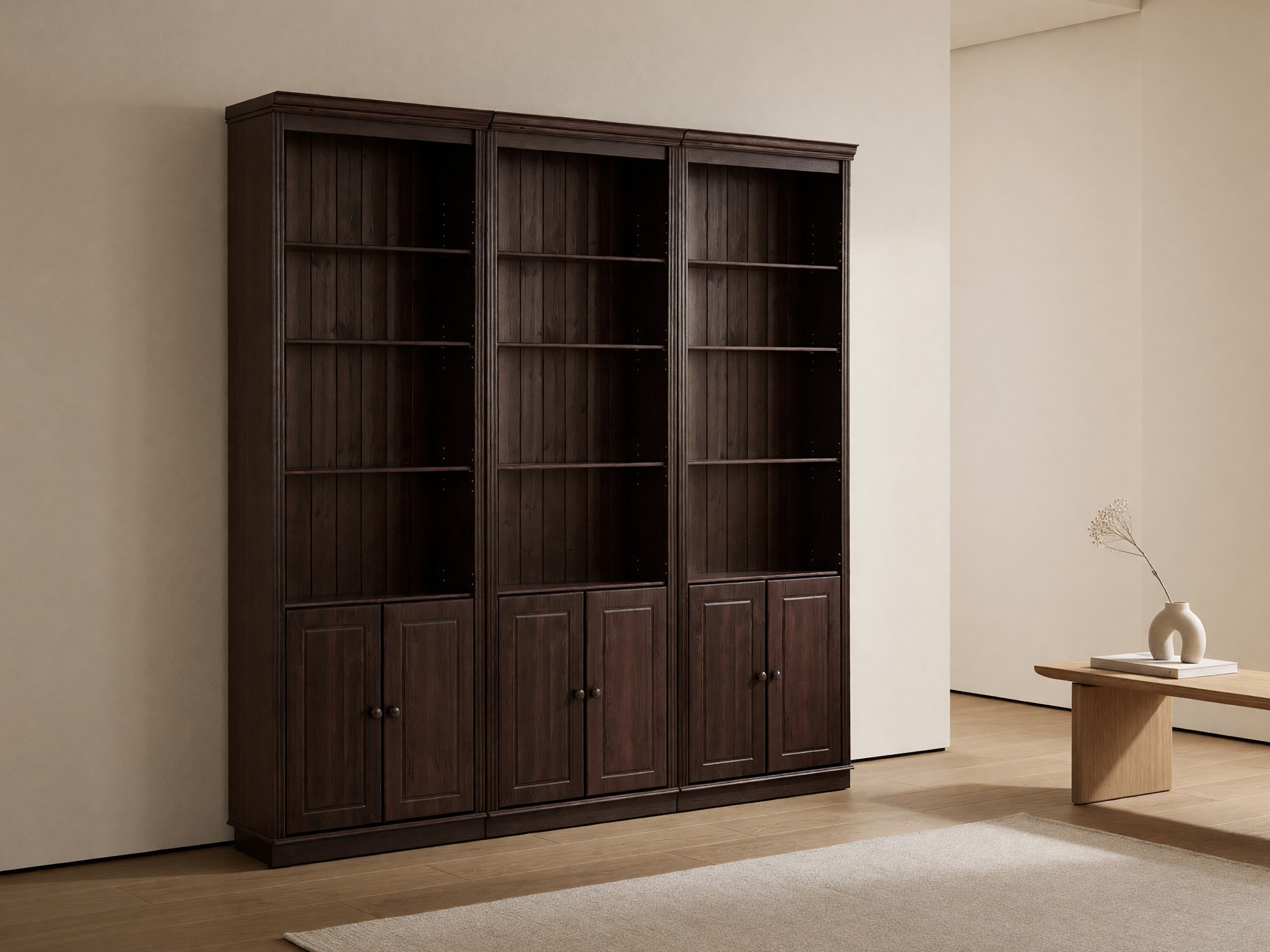 Комплект етажерки Saltoro 117 (Тъмнокафяв)