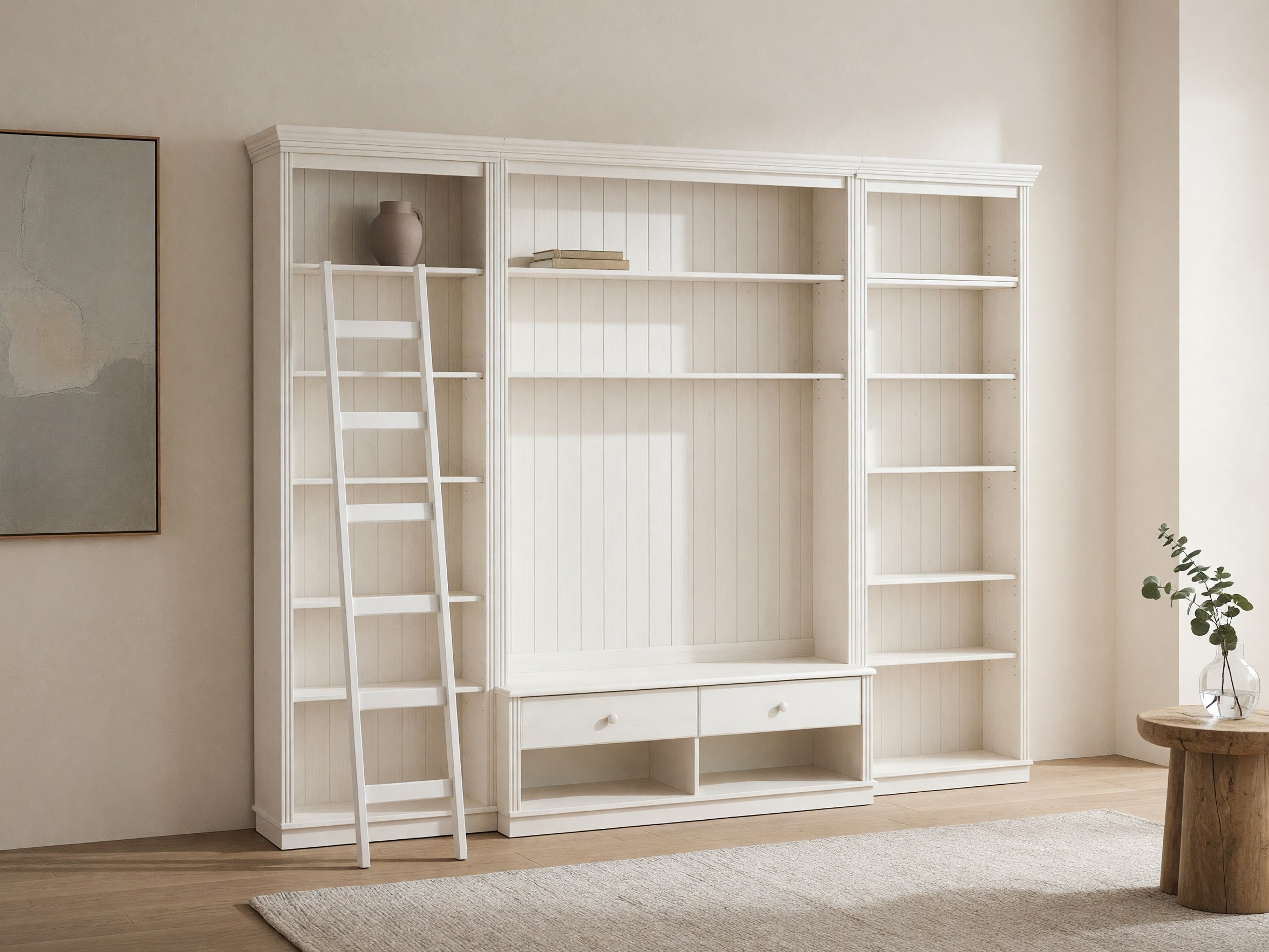 Комплект за хол Saltoro 108 (Бял)