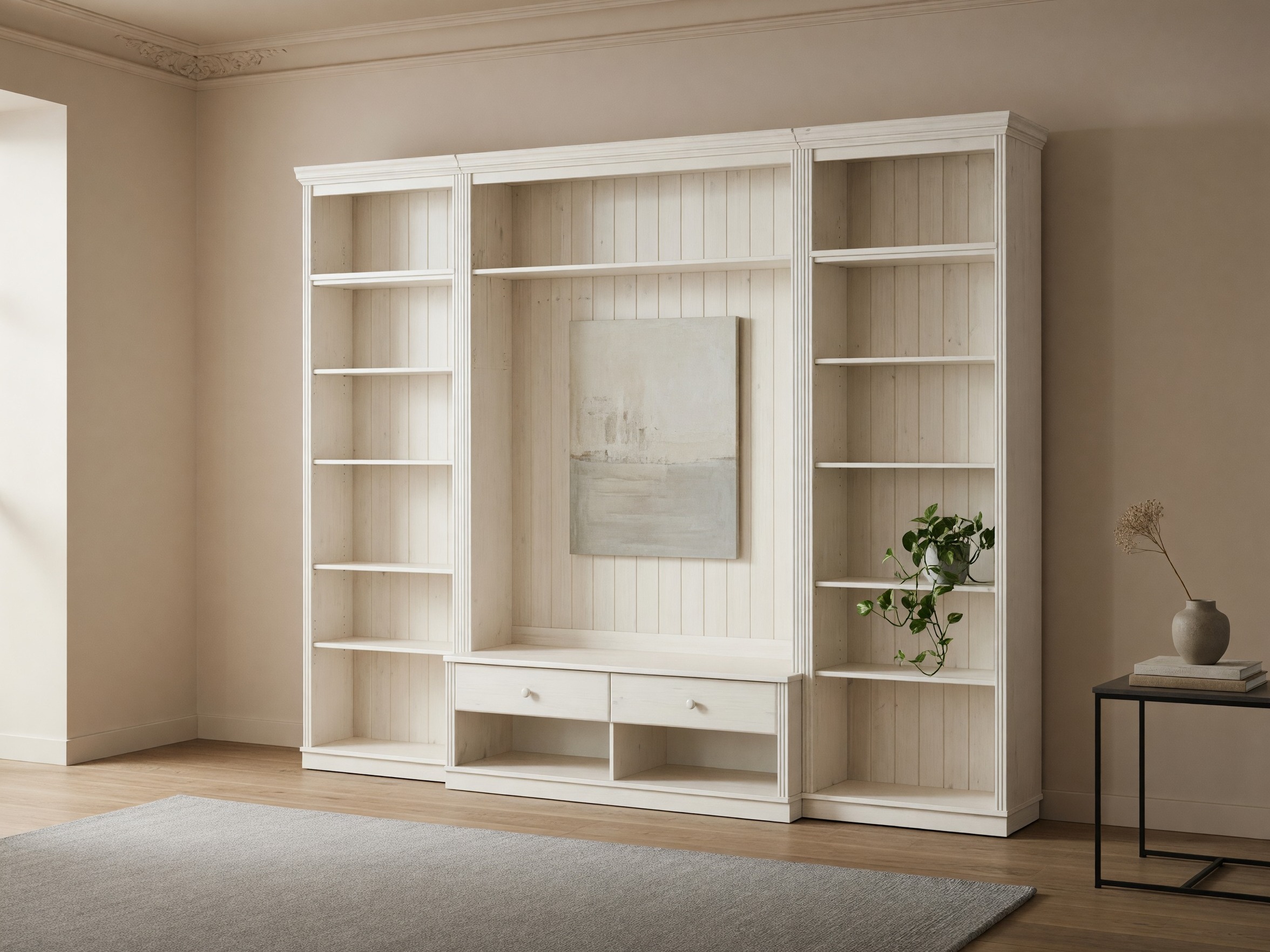 Комплект за хол Saltoro 127 (Бял)