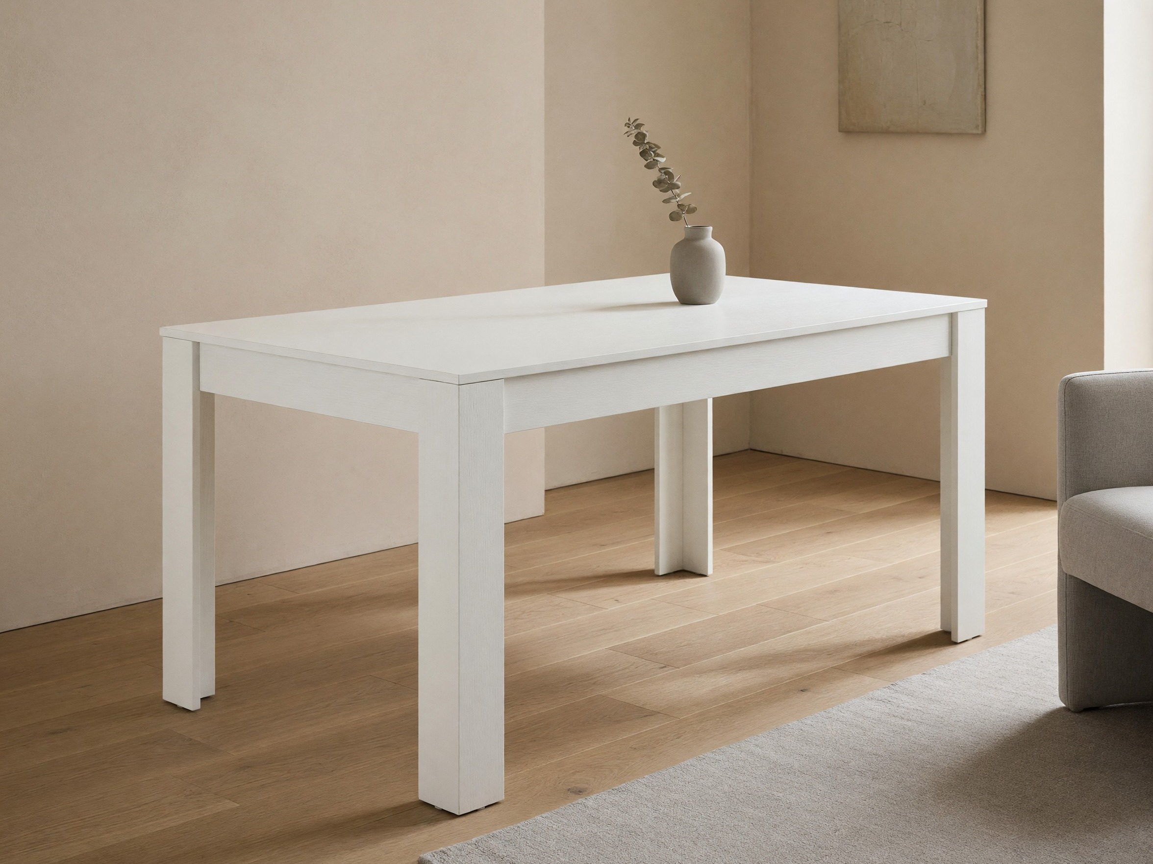 Маса Denton 628 (Бял)