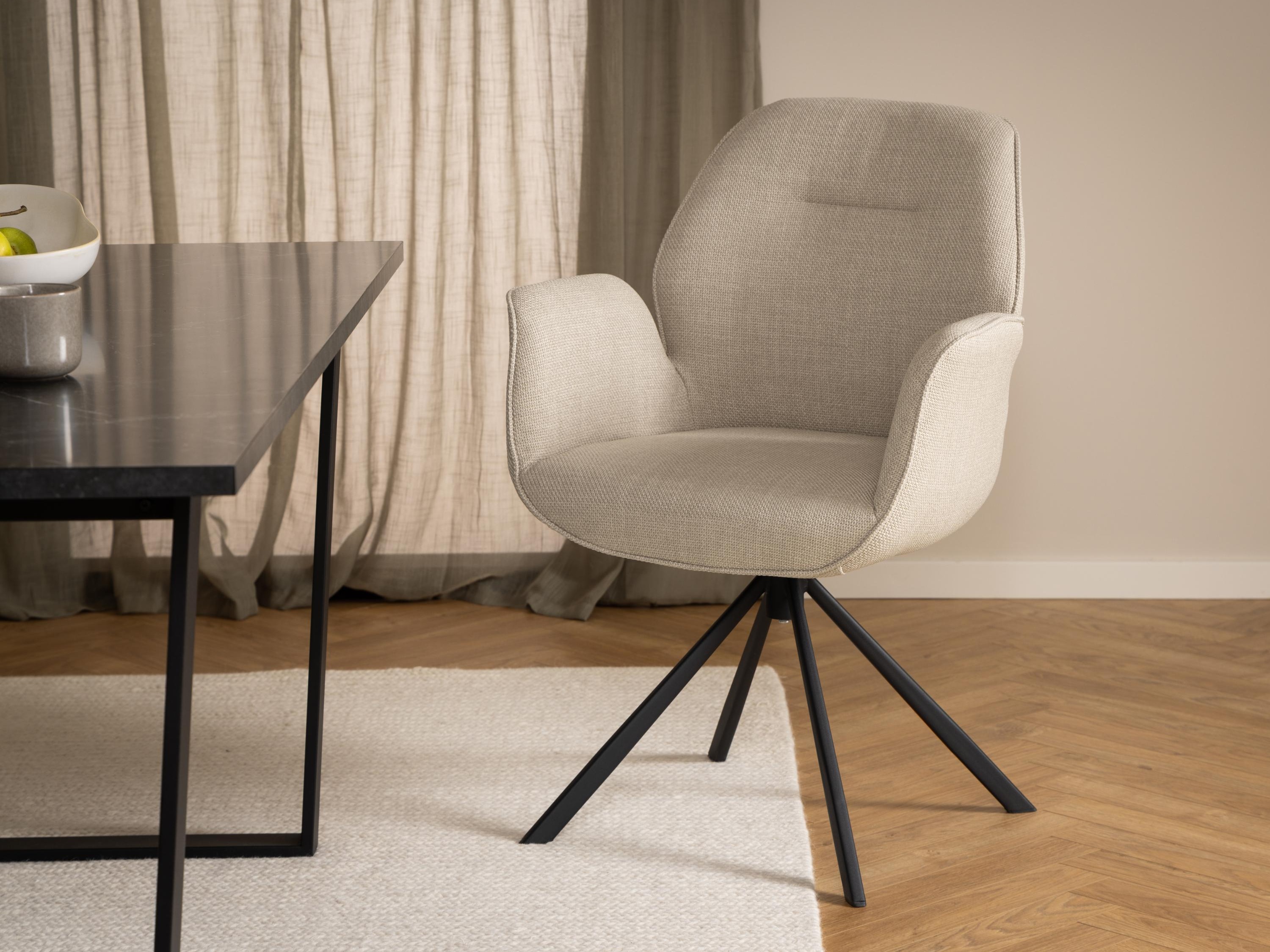 Стол Norsica 392 (Бежов + Черен)