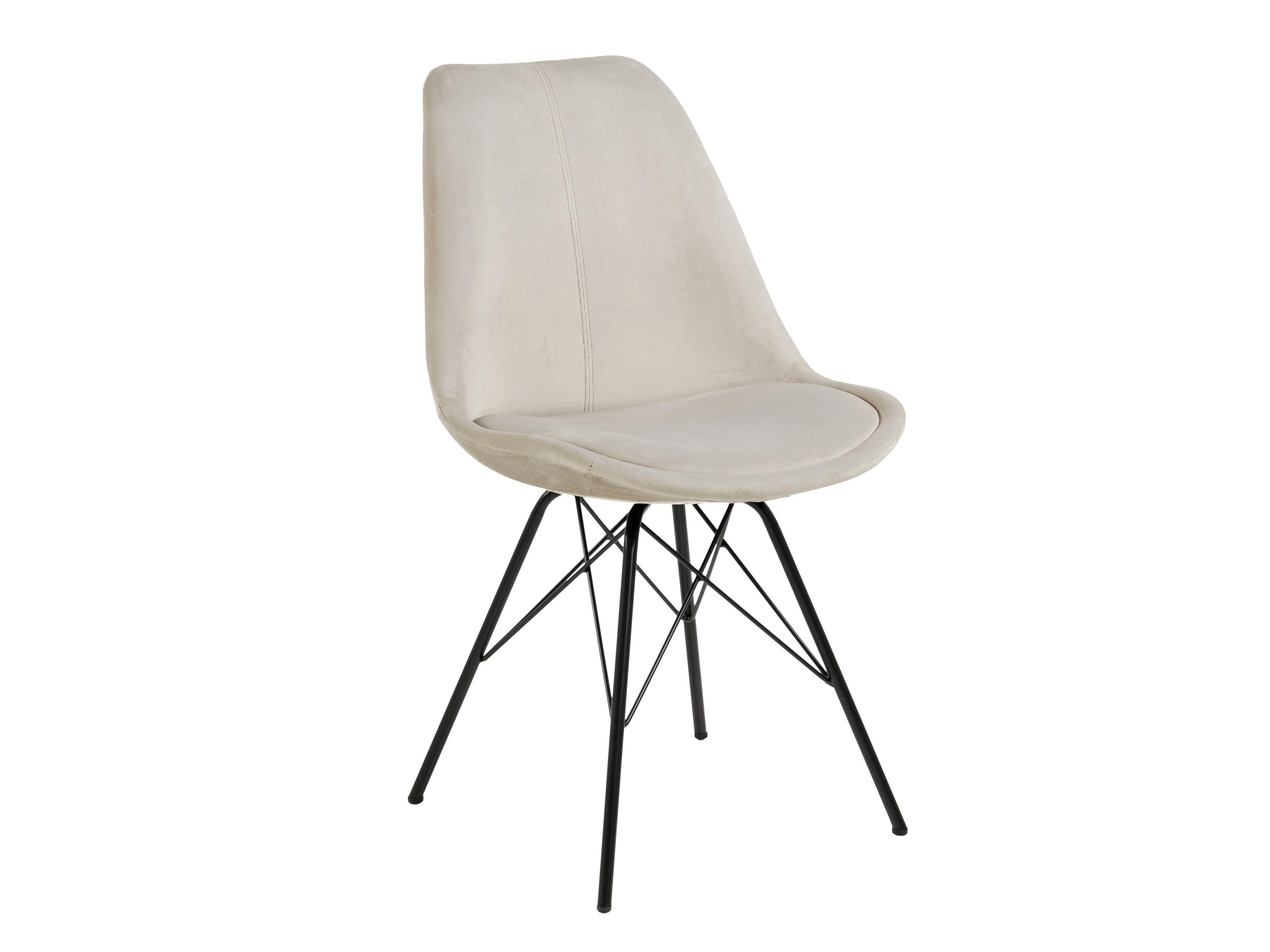 Стол Norsica 329 (Сметана + Черен)