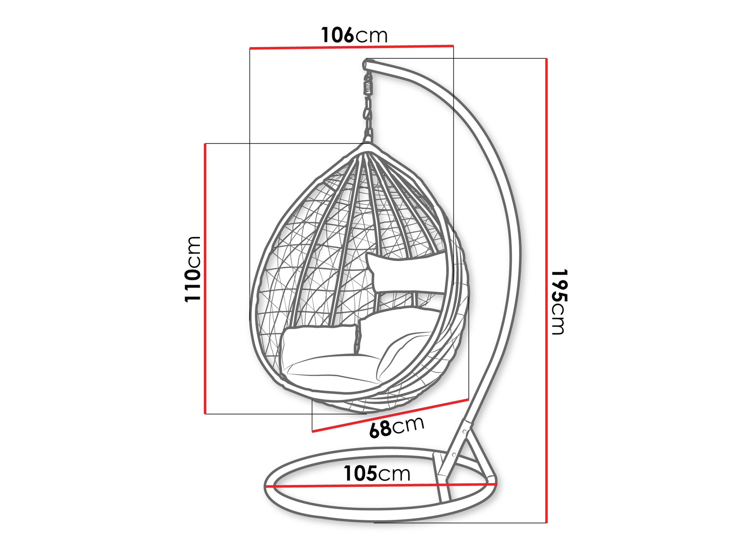 Градинска люлка Miramar 137 (Бежов)