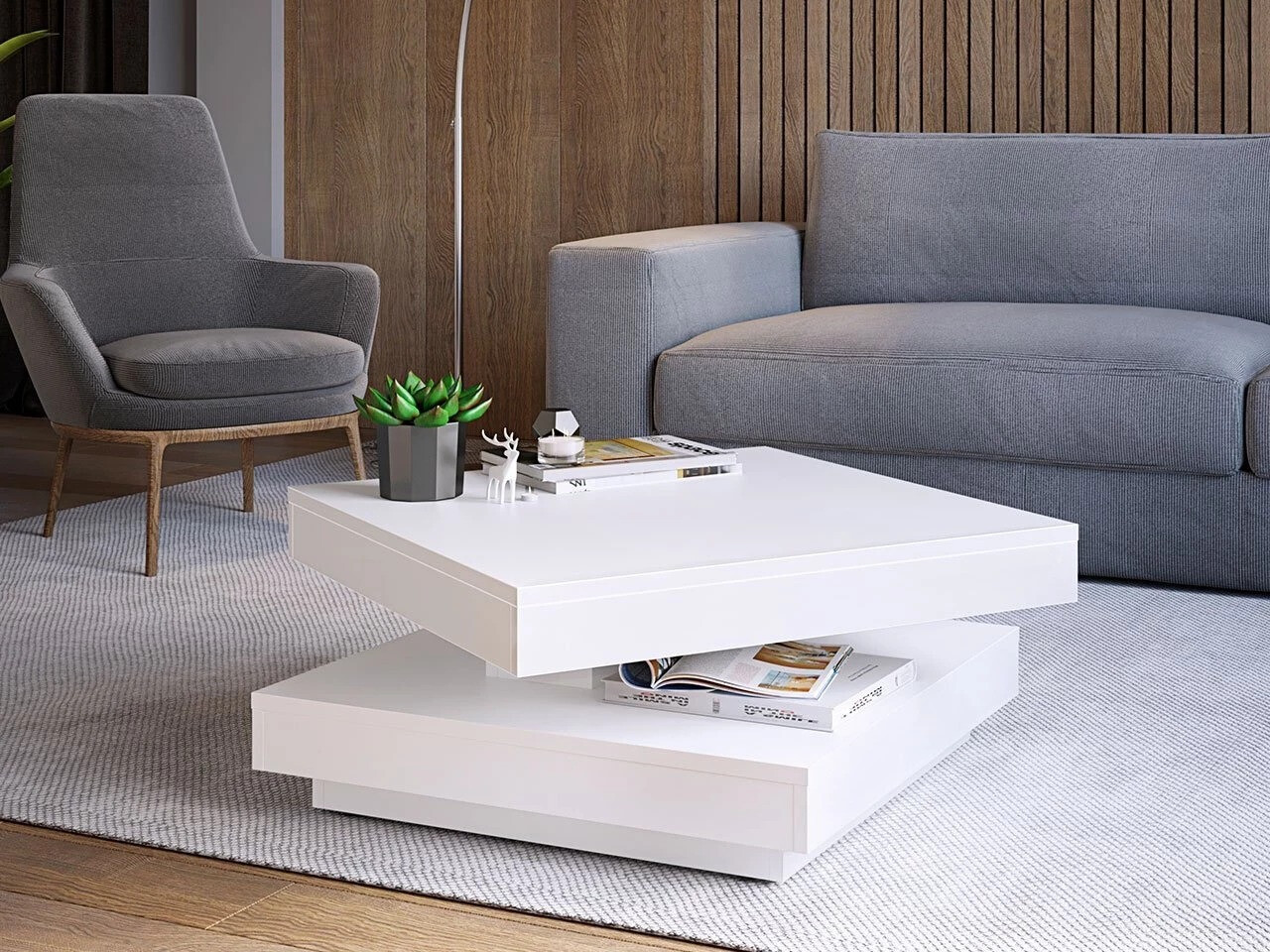 Трансформираща се масичка за кафе SB4933 с нарушена опаковка