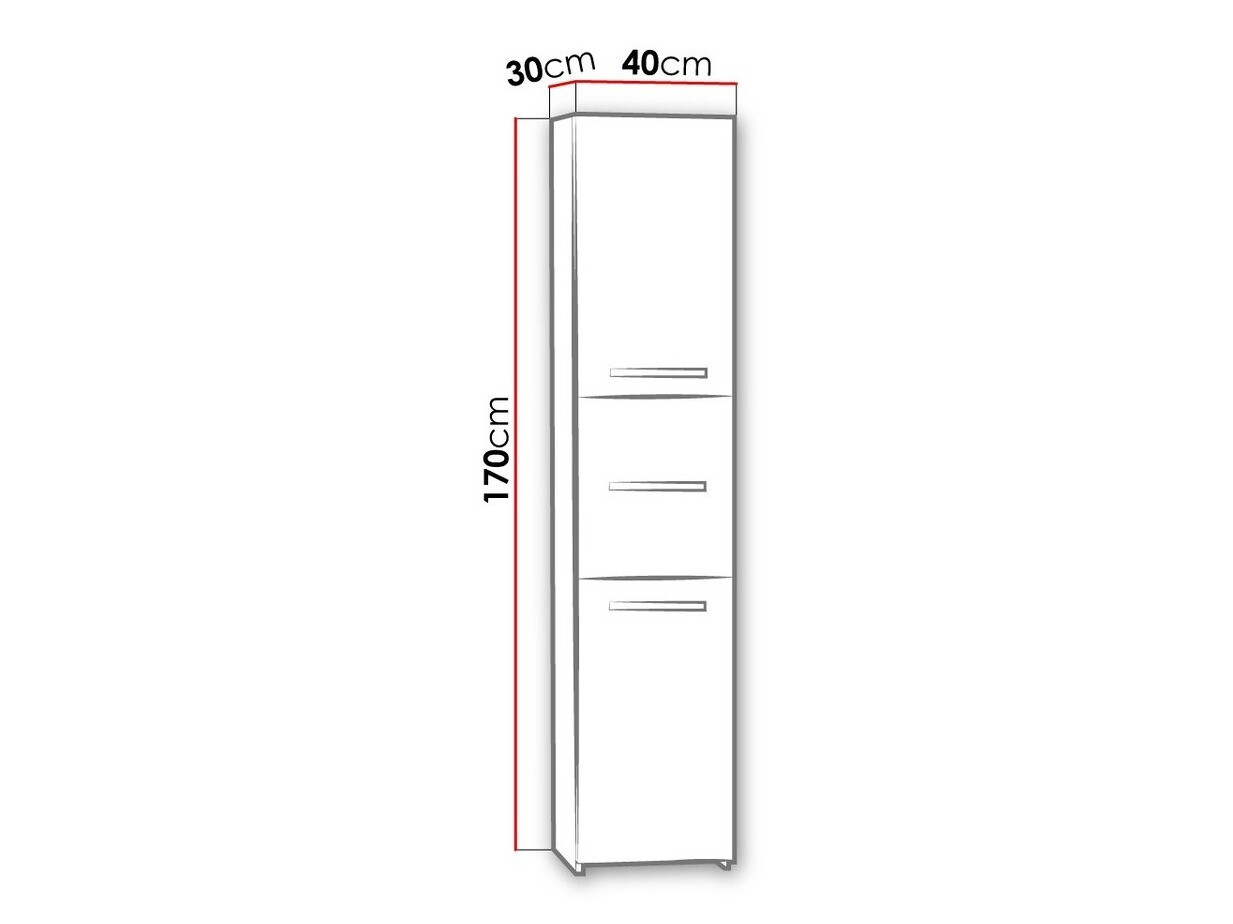 Стоящ шкаф за баня SB4951