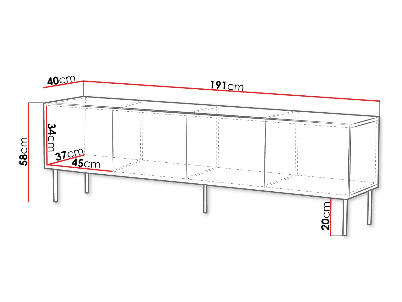 ТВ шкаф Morbala 102