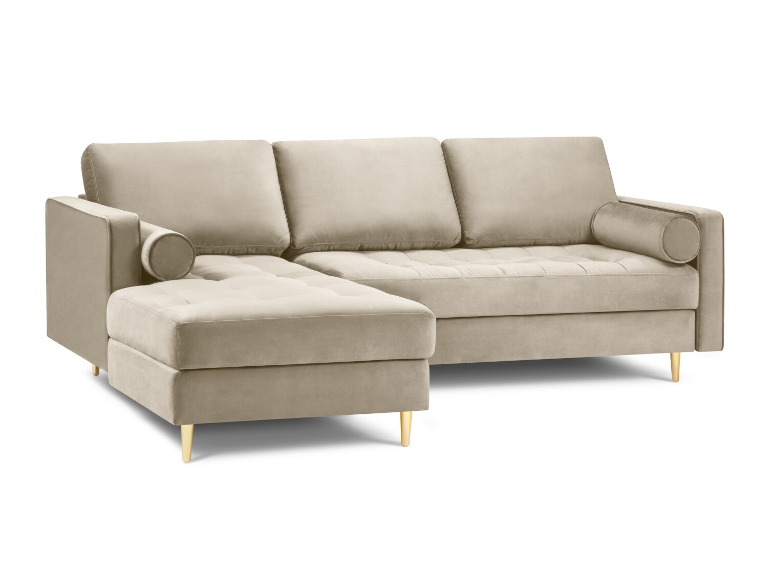 Ъглов диван Domrevi 103 (Malia Coffee)