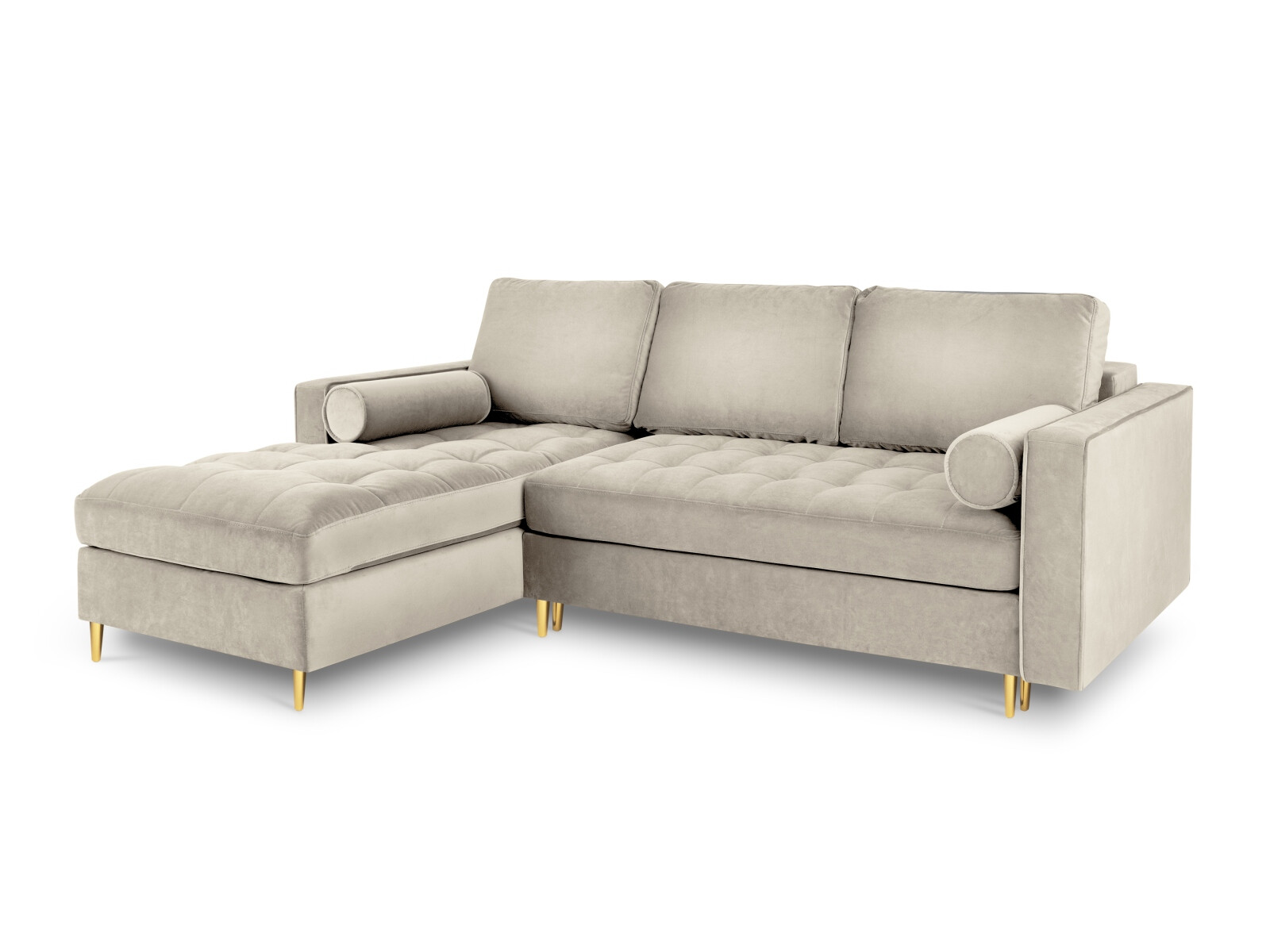 Ъглов диван Domrevi 104 (Malia Coffee)