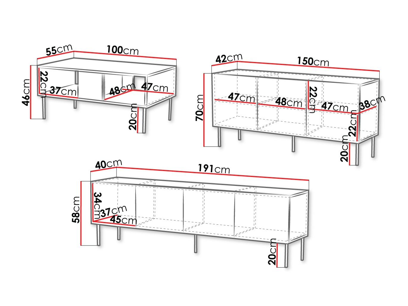 Комплект за хол Morbala 106