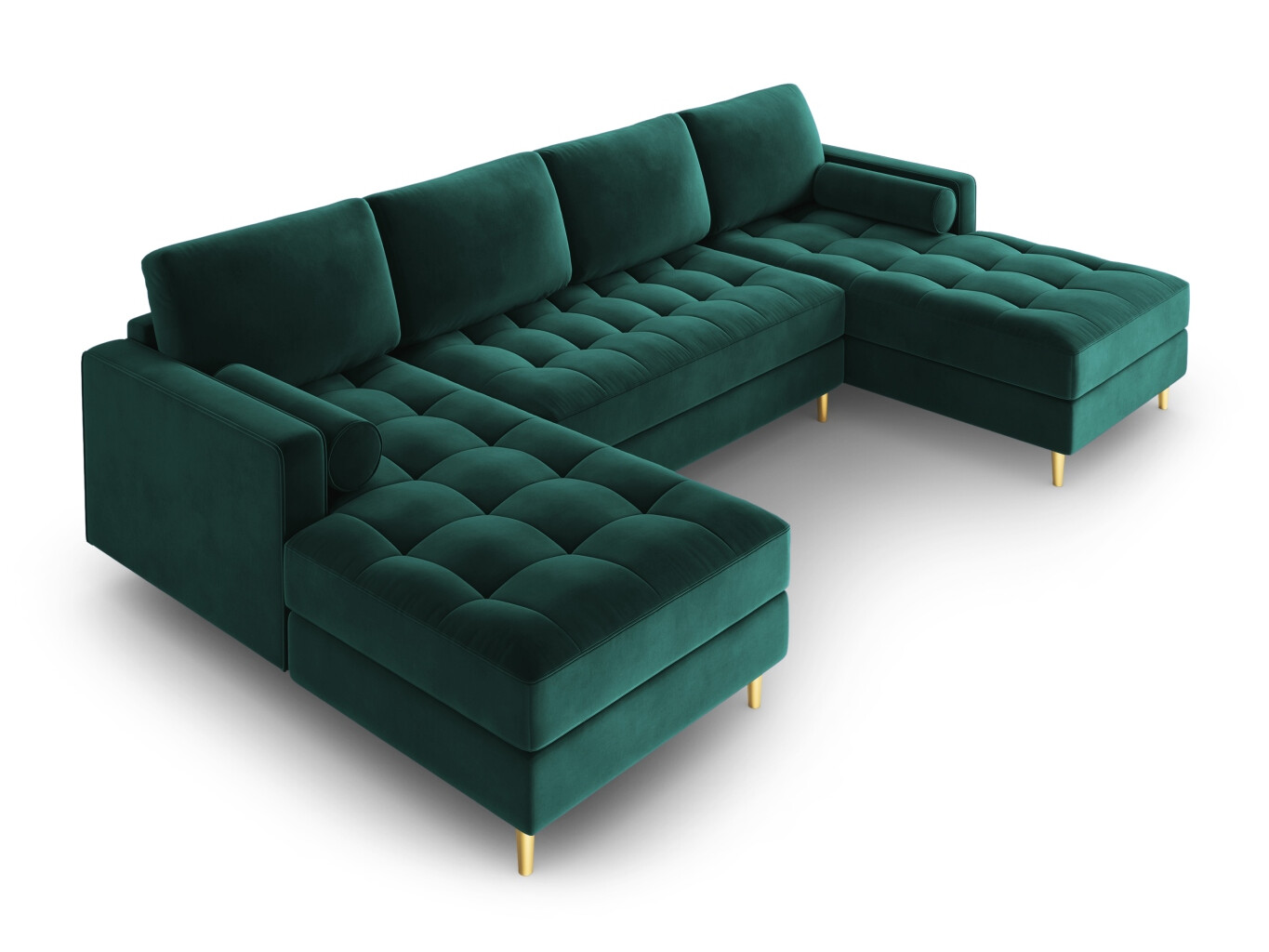 Ъглов диван Domrevi 105 (Malia Mallard)