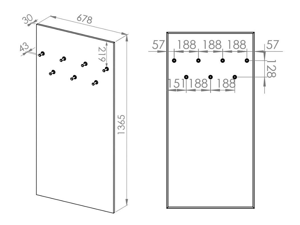 Комплект за антре Marmeli 134