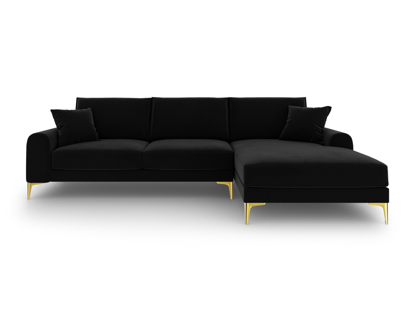 Ъглов диван Lorelia 104 (Malia Черен)