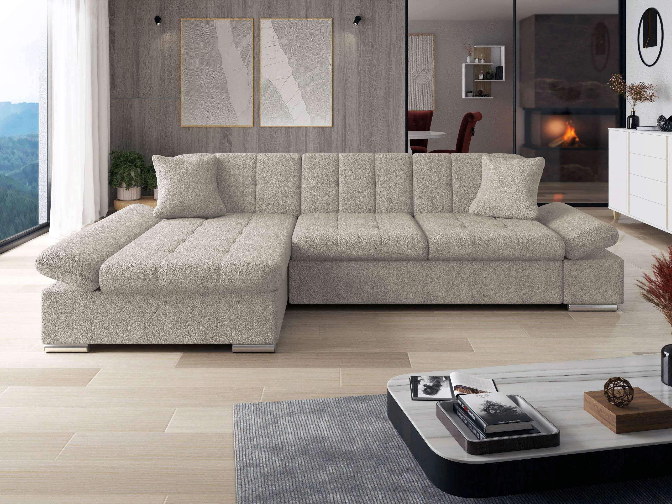 Ъглов диван Comfivo Serenitas (Coral 50)