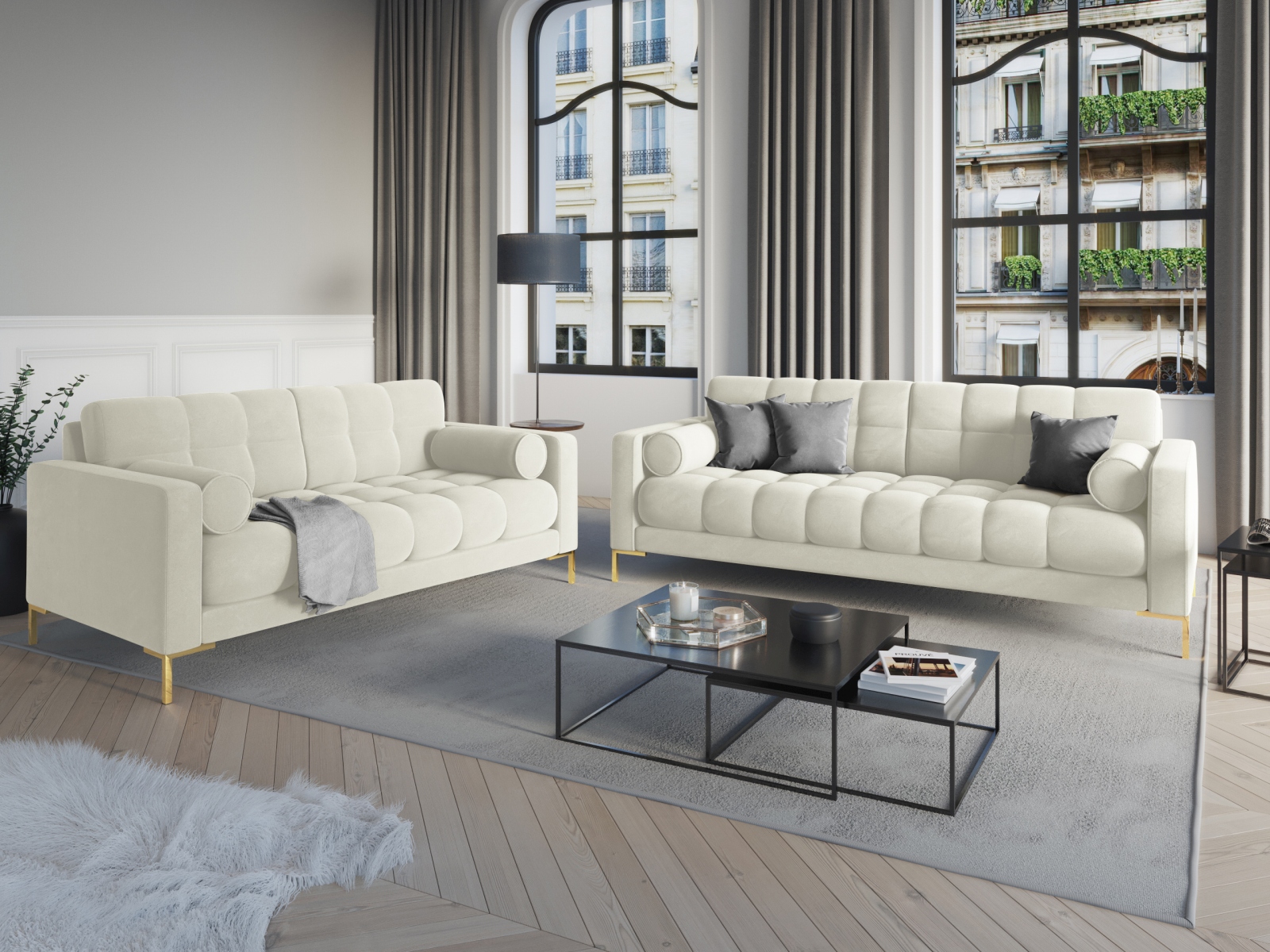 Диван Calelbe 101 (Malia Сметана)