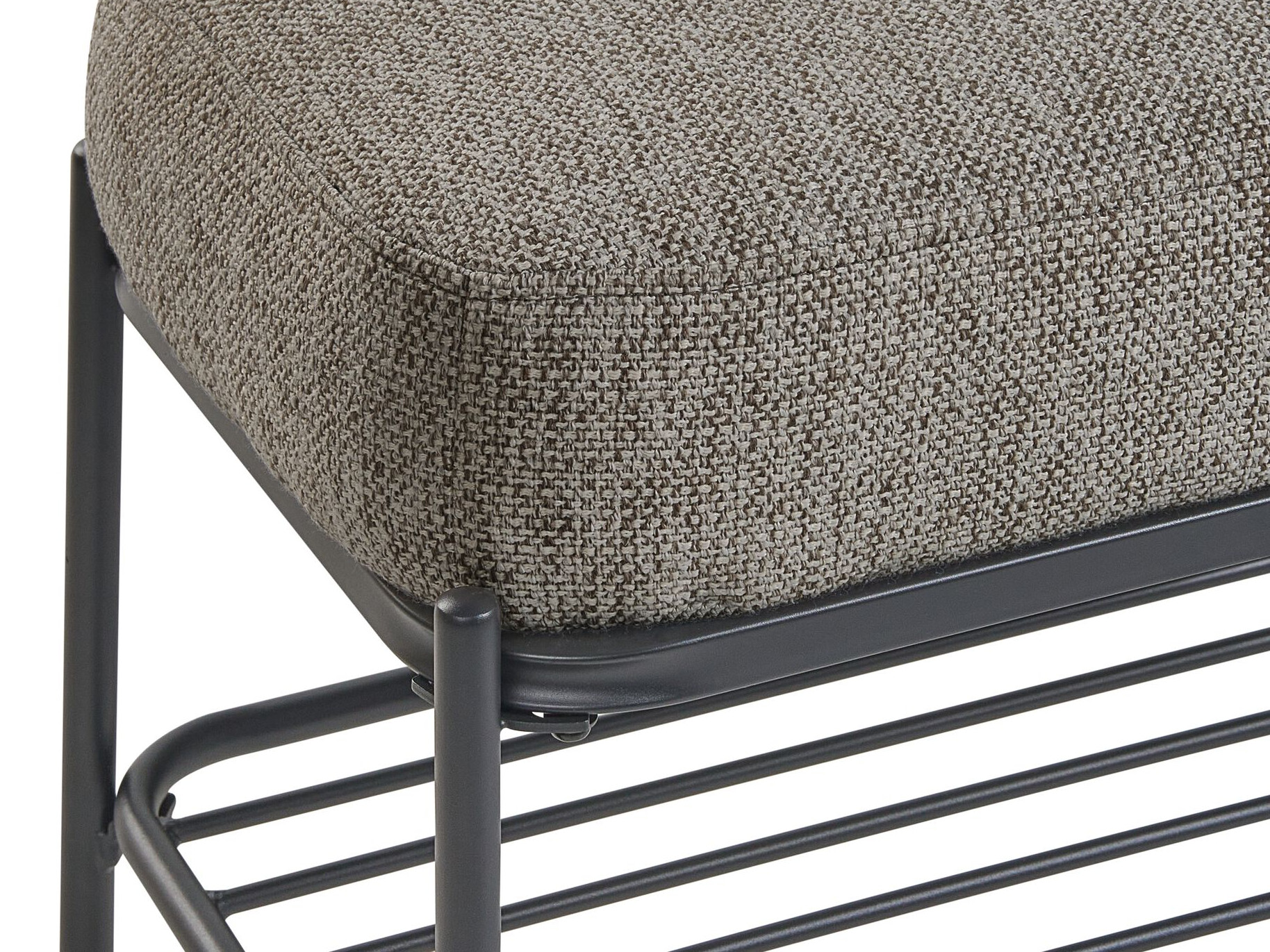 Тапицирана пейка Berwyn 3278 (Черен)