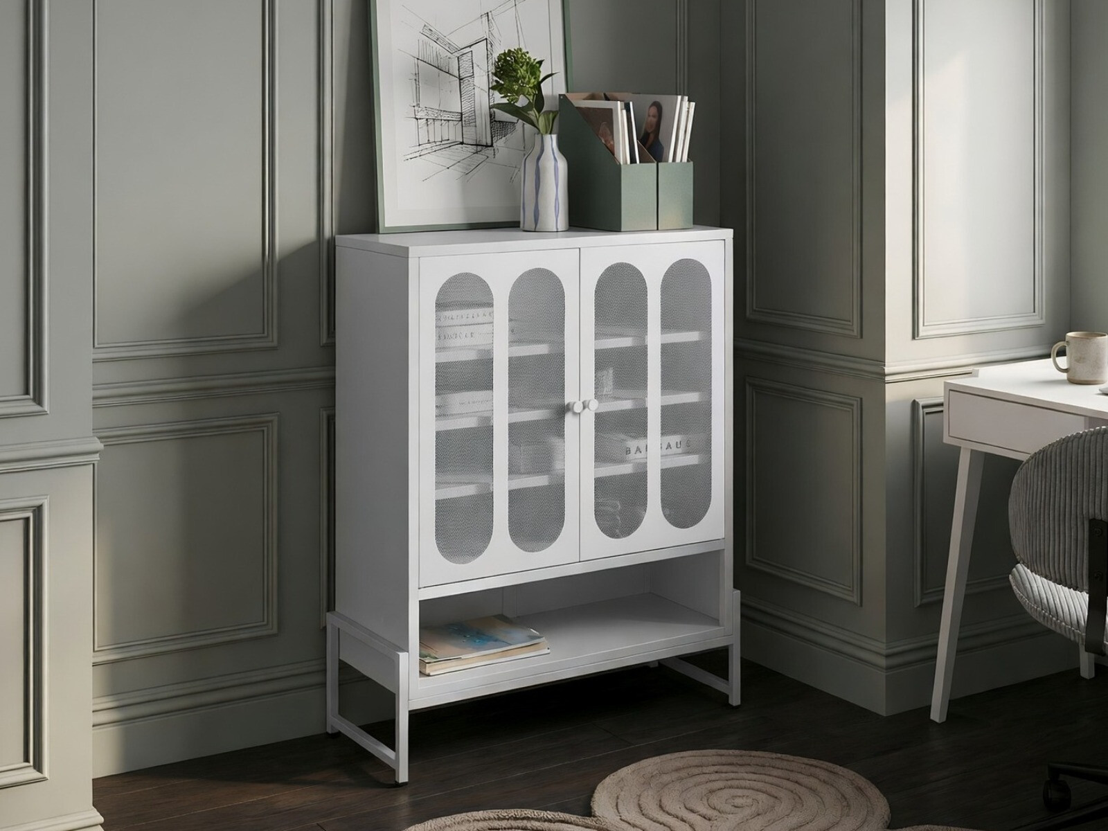 Шкаф Berwyn 3280 (Бял)