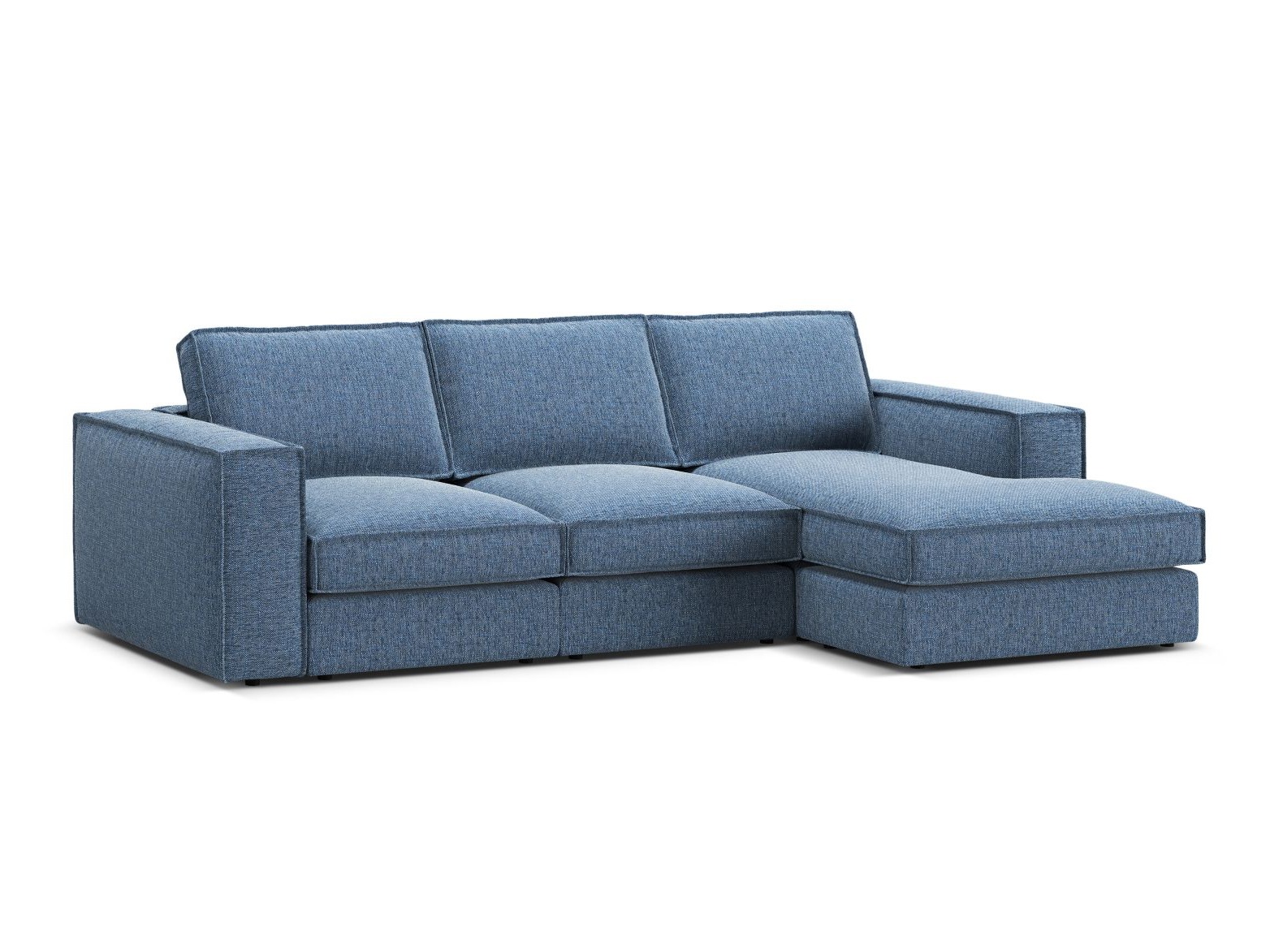 Модулен ъглов диван Dalodei 110 (Babel Blue)