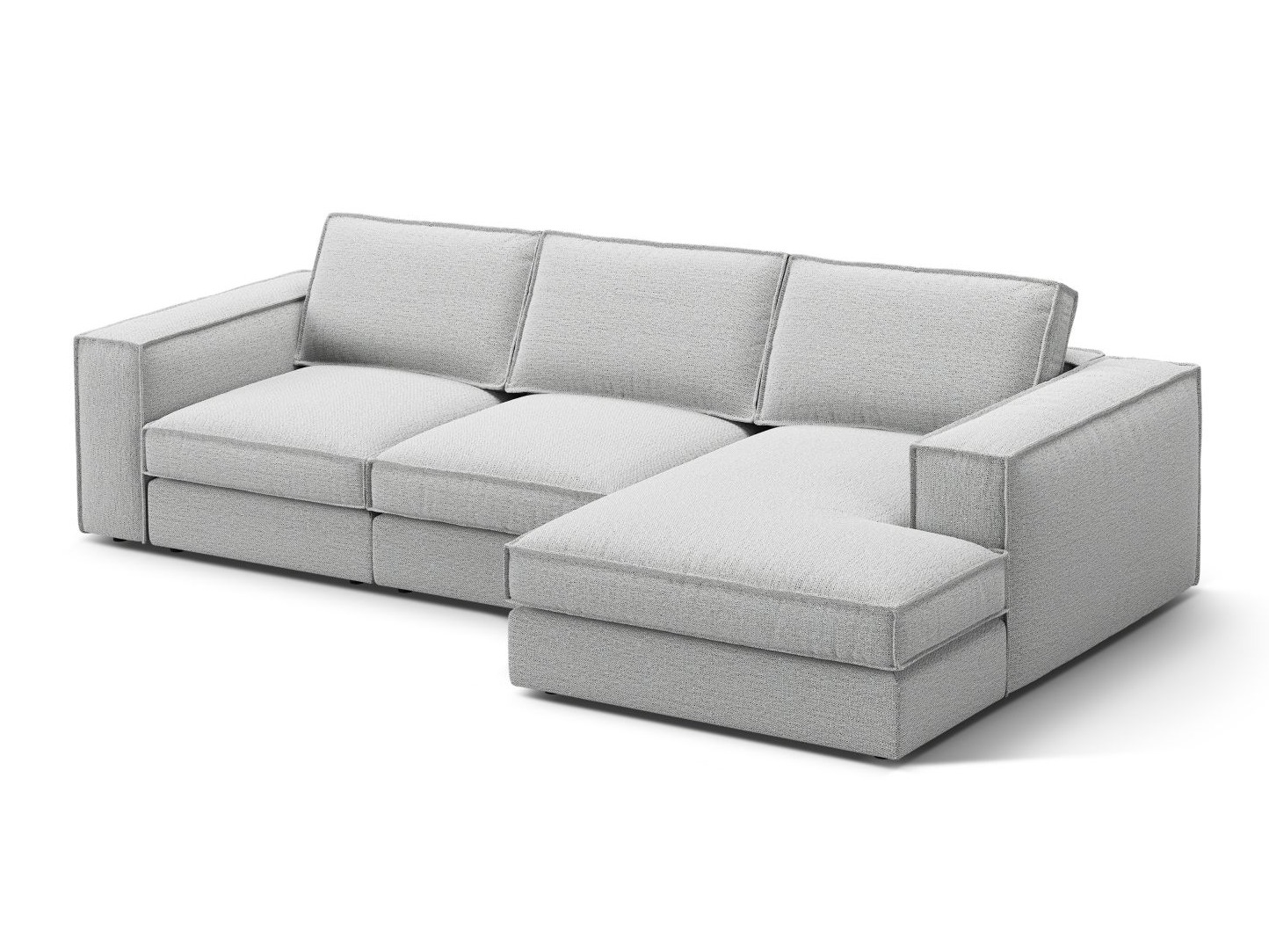 Модулен ъглов диван Dalodei 110 (Babel Light grey)