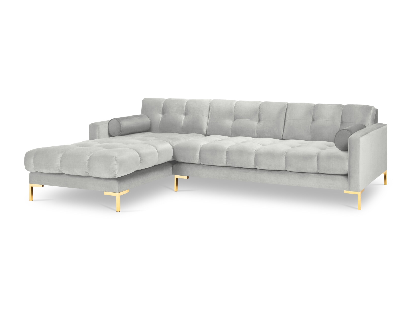 Ъглов диван Calelbe 104 (Malia Сребро)