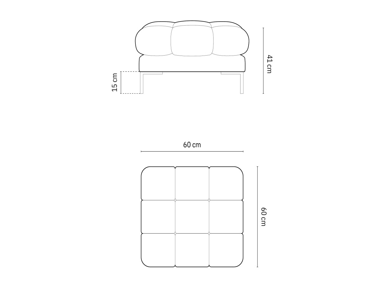 Табуретка Calelbe 107 (Malia Сметана)