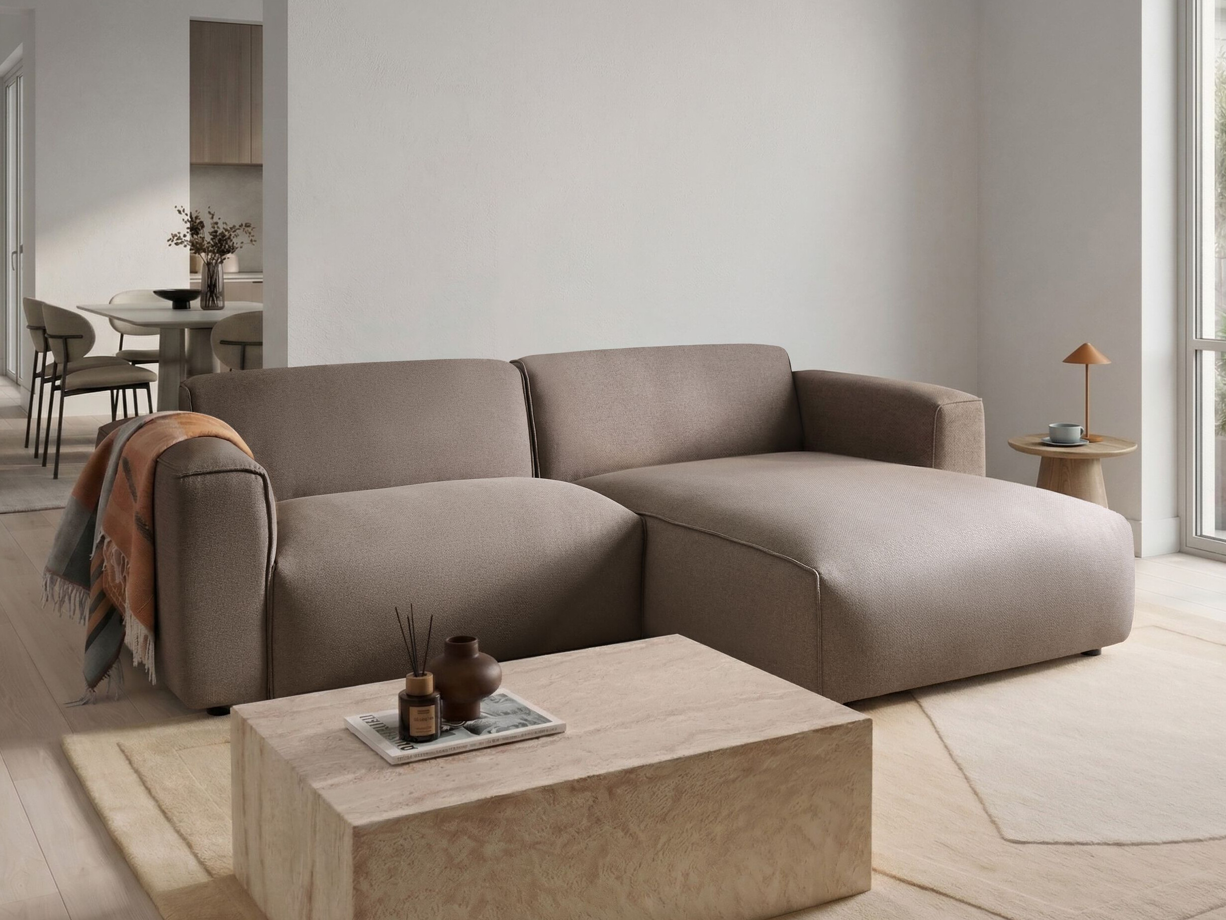 Ъглов диван Berwyn 3290 (Taupe)