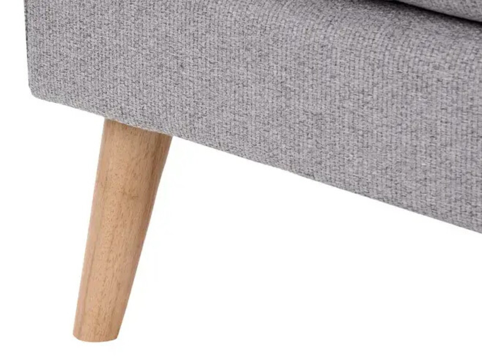 Разтегателен диван Berwyn 3285 (Сив + Ярък дърво)