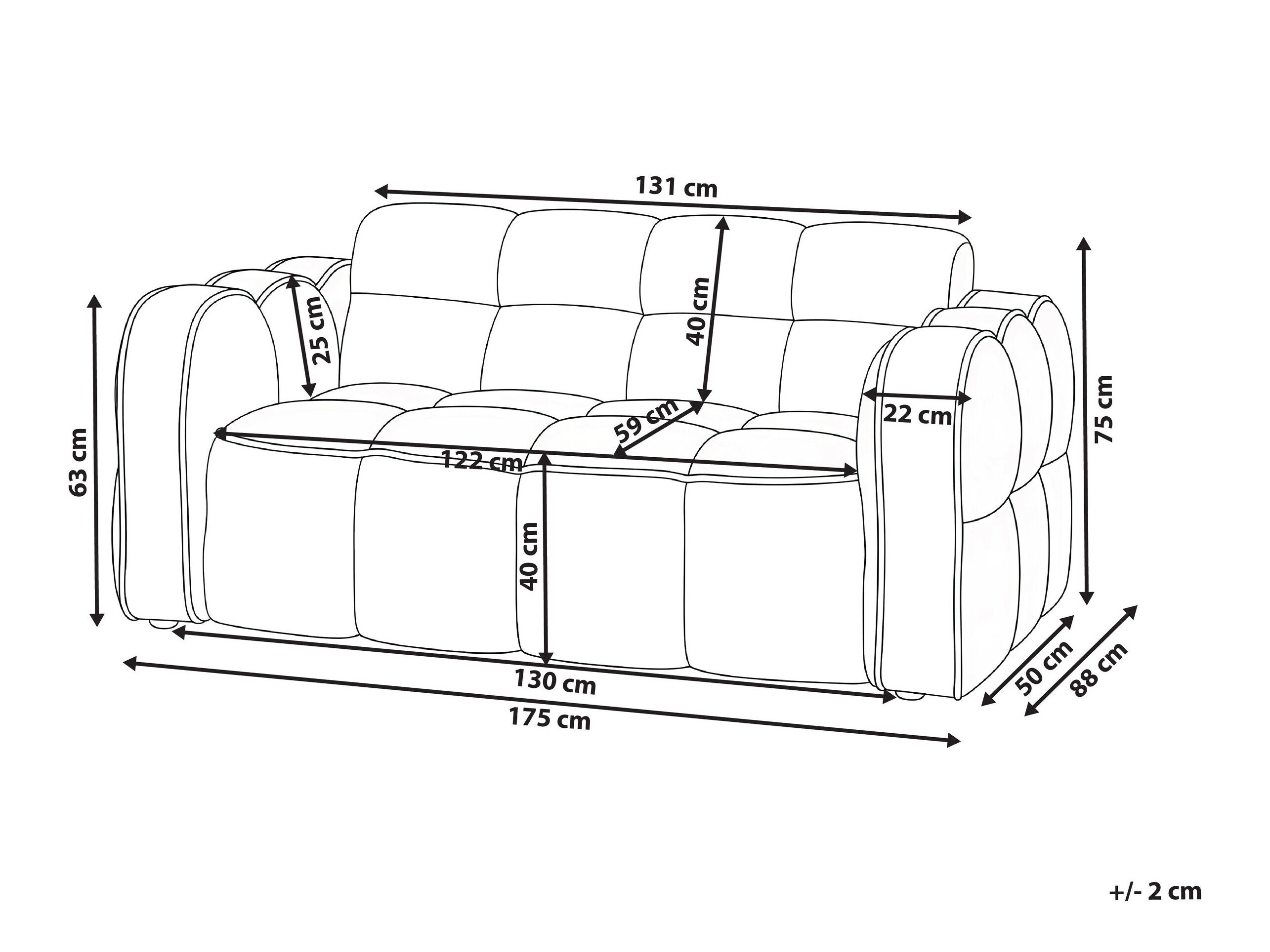 Диван Berwyn 3294 (Бежов)