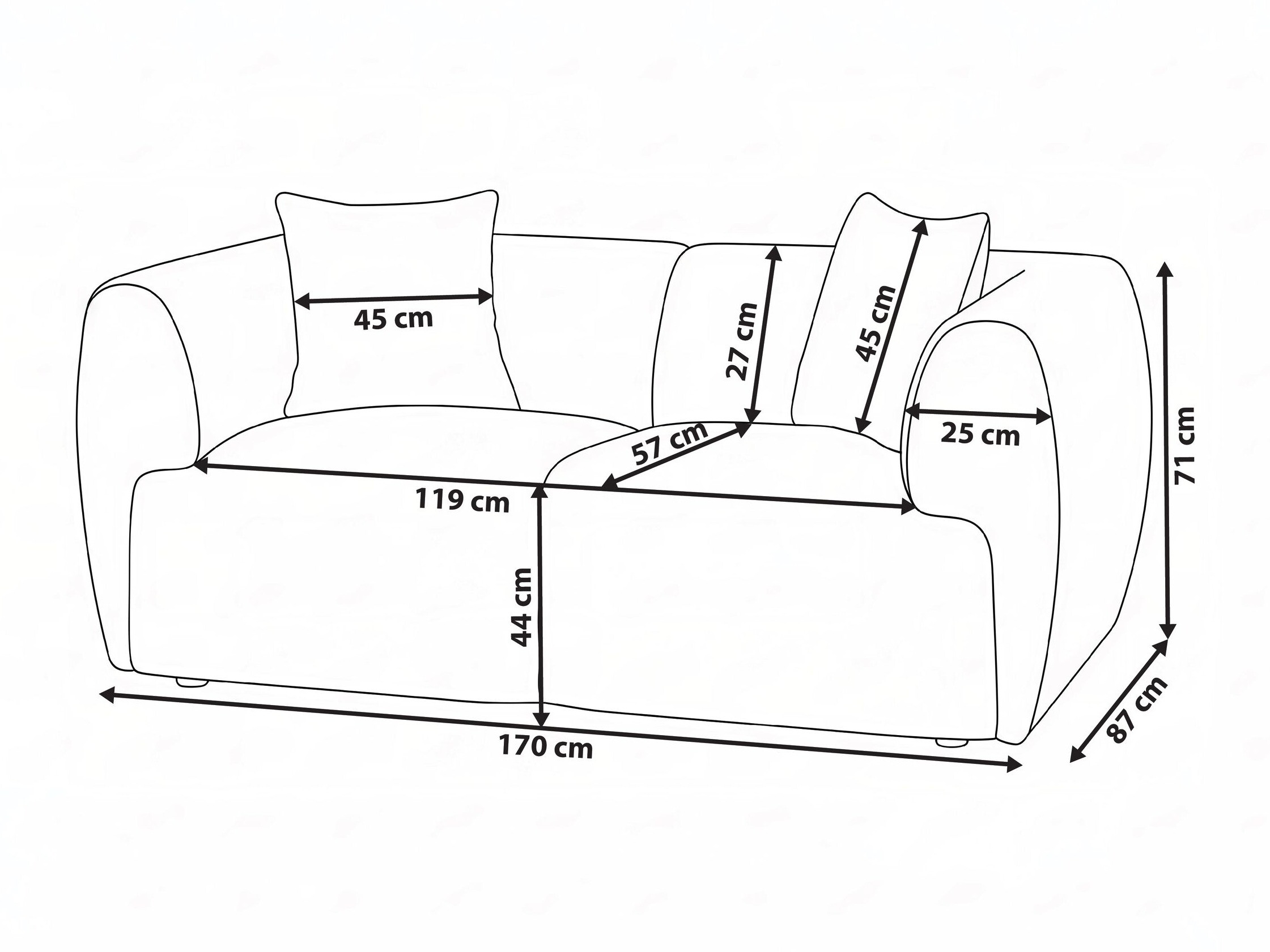 Диван Berwyn 3295 (Бежов)