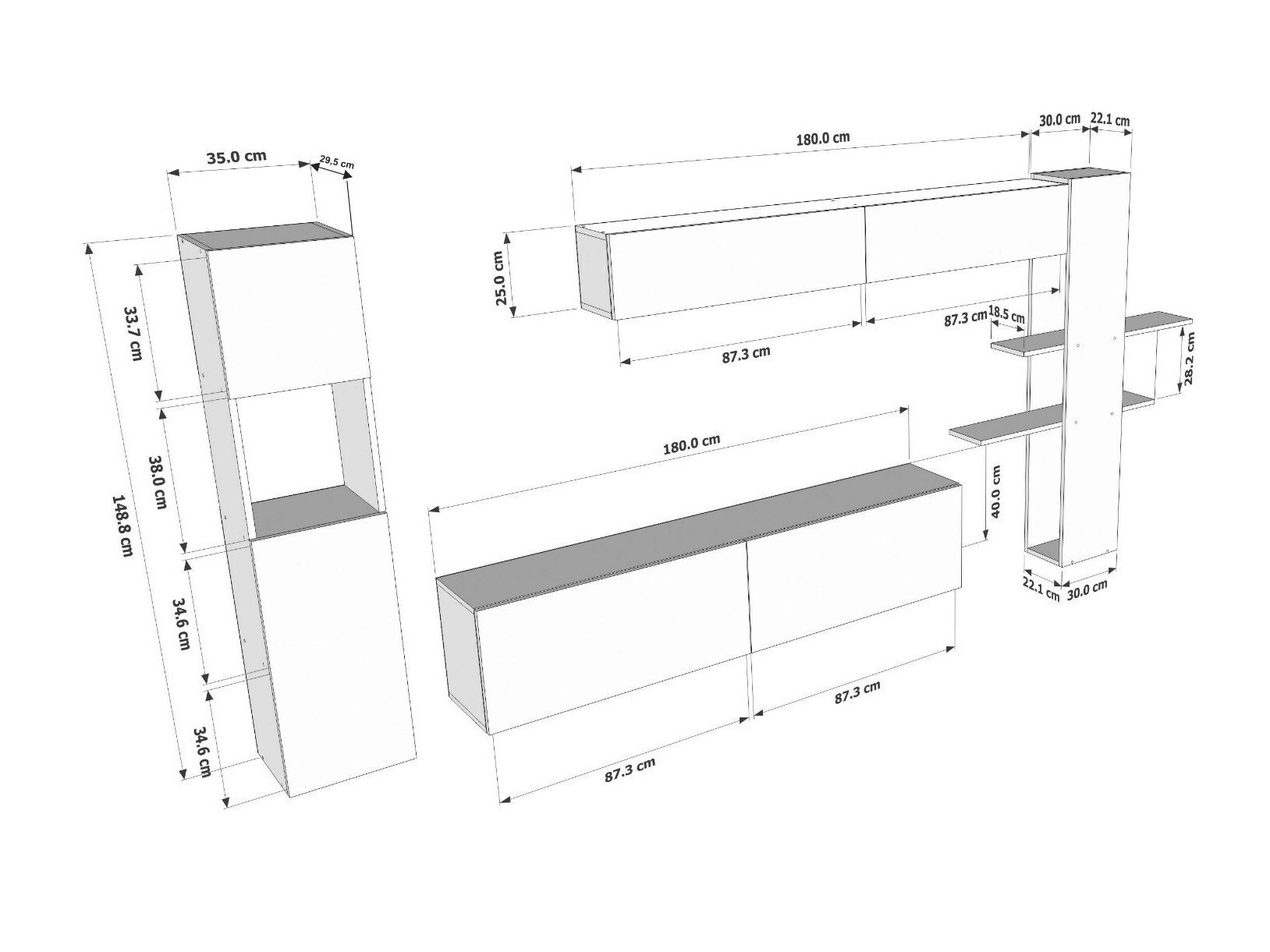 Комплект за хол SB5000