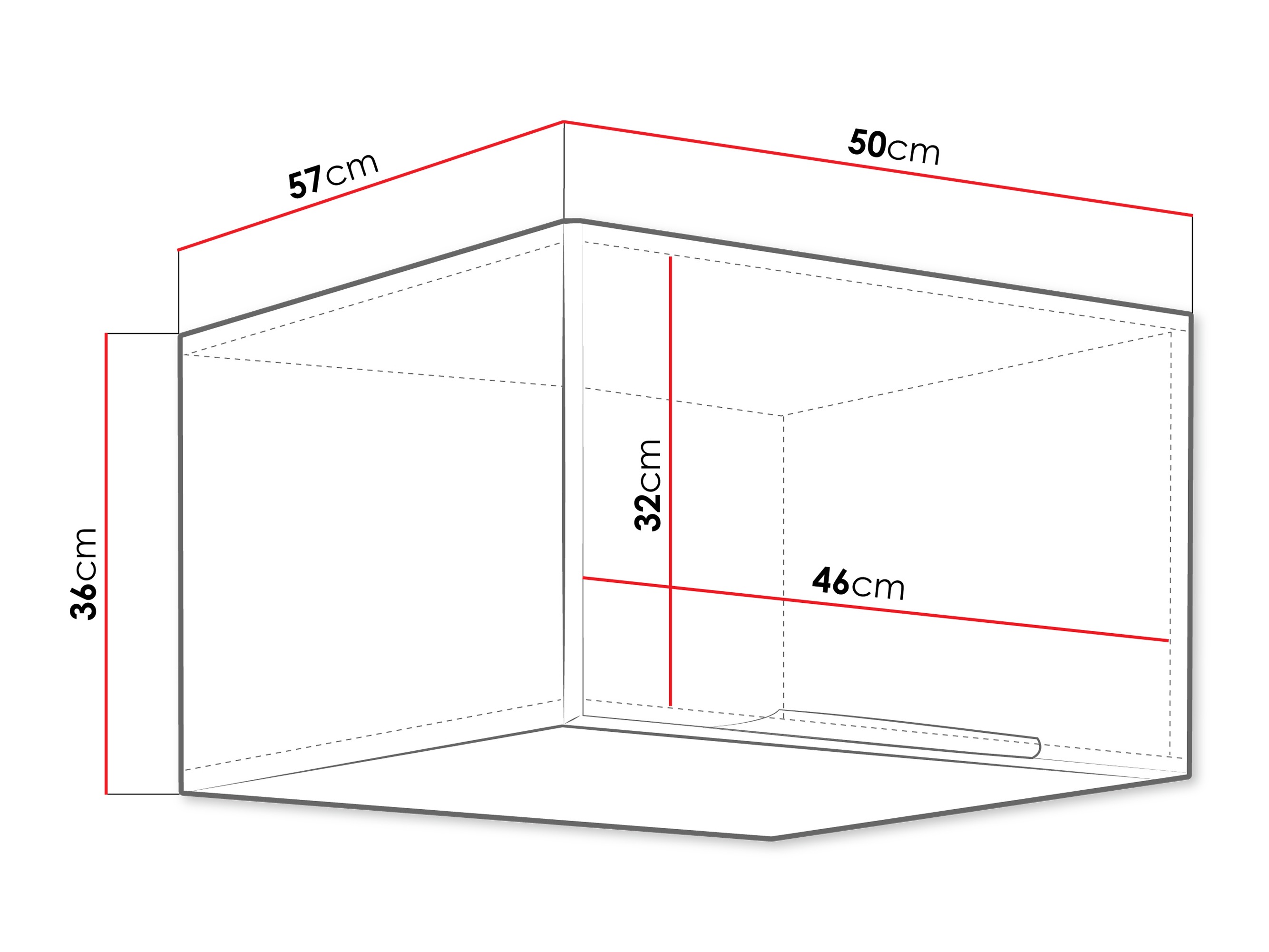 Модулен окачен шкаф Sole 129